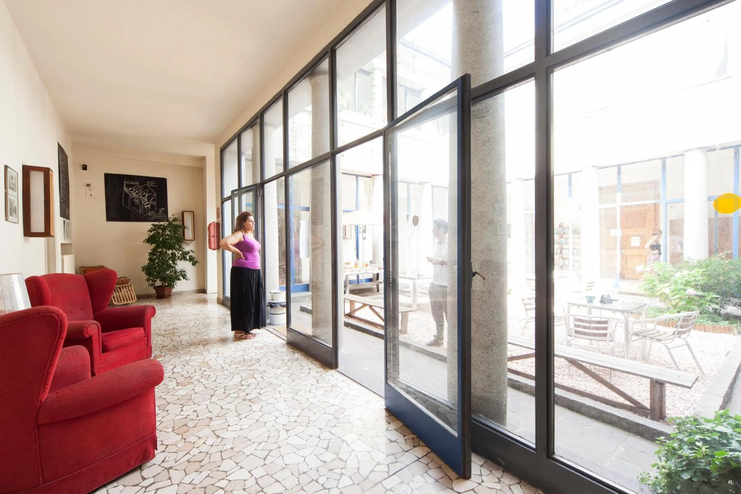 Seating area in OstellOlinda