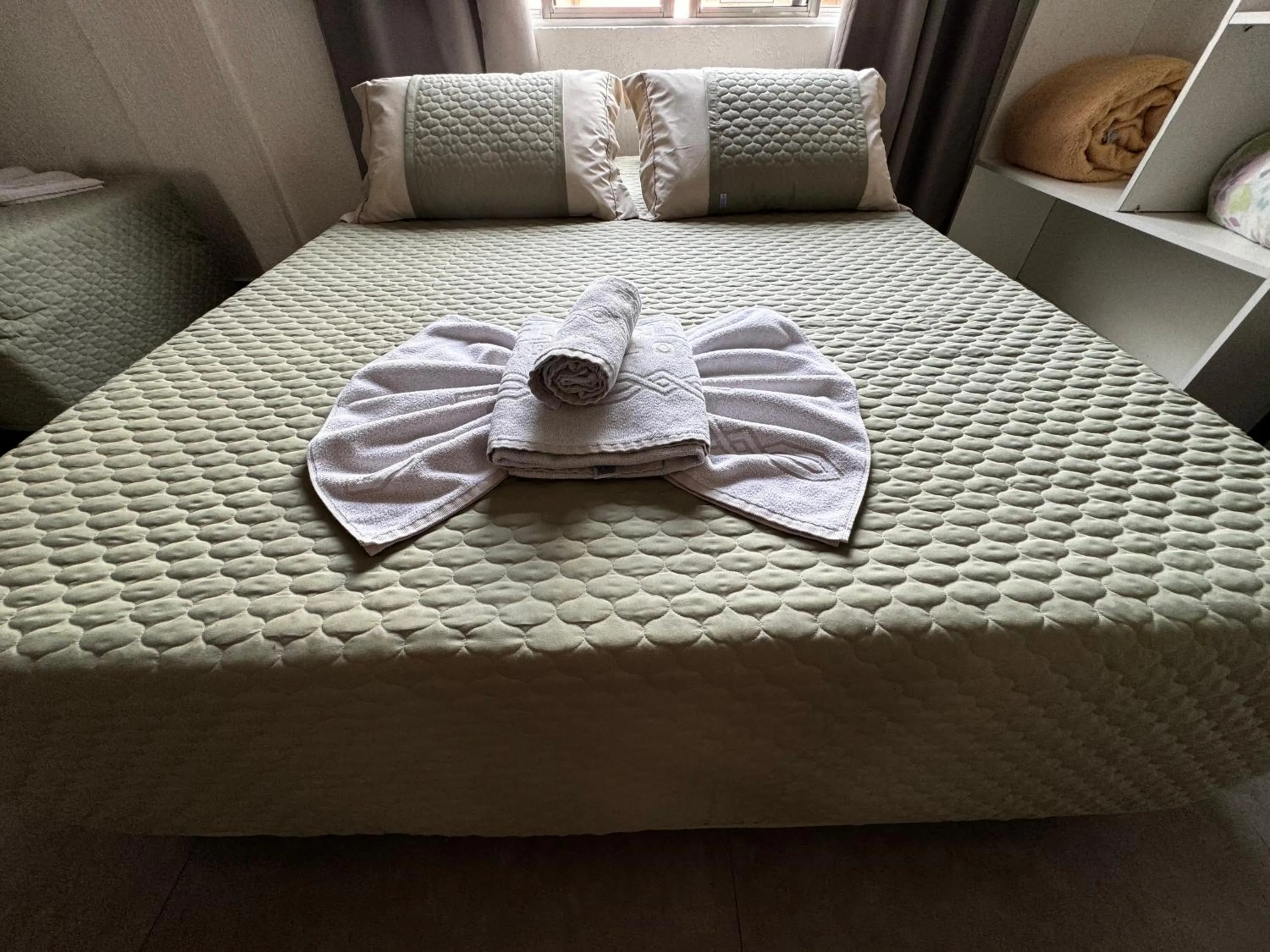 Bed in Shallom Hotel