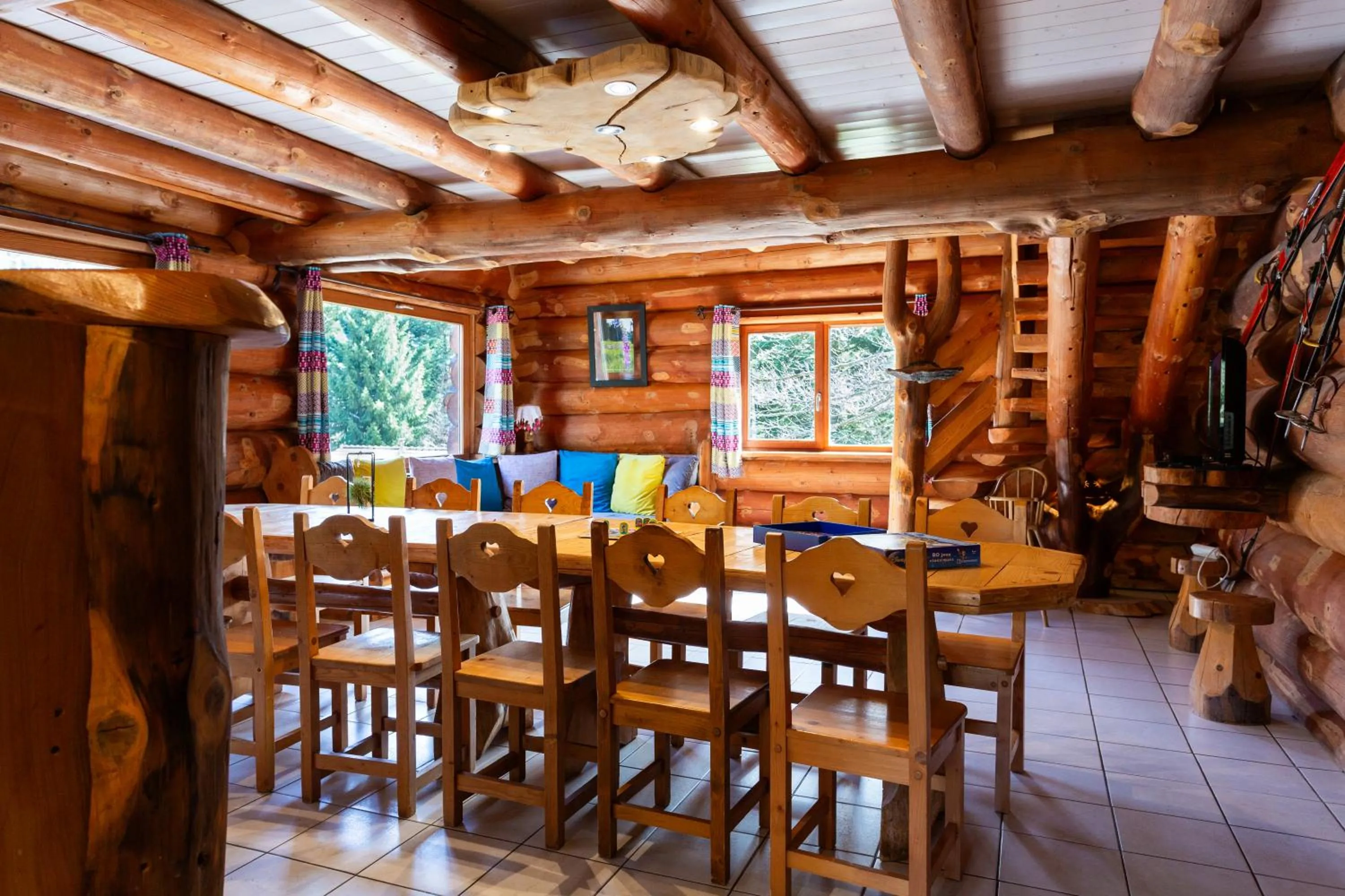 Living room in Le Couarôge Chalets et Appartements