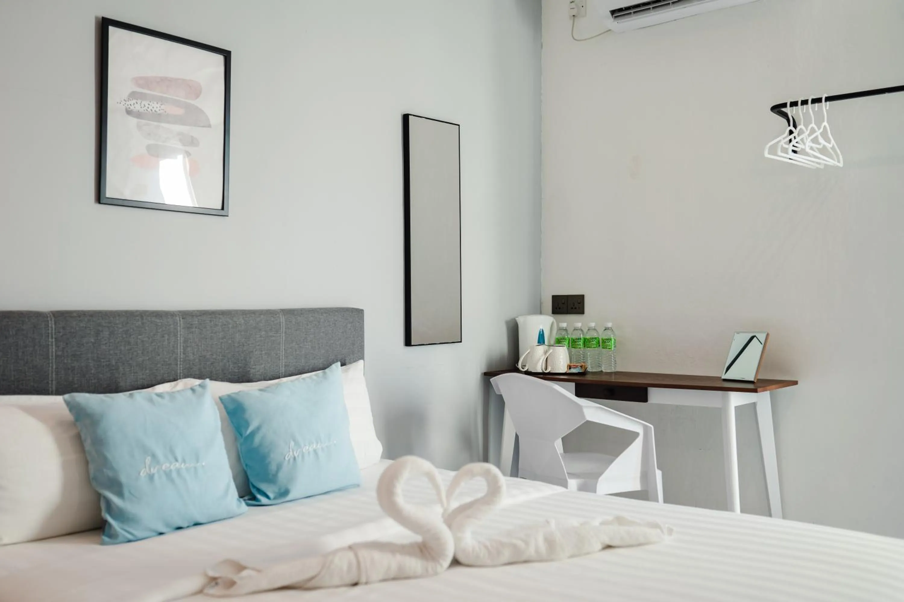 Seating area, Bed in Perfect Hub Semporna