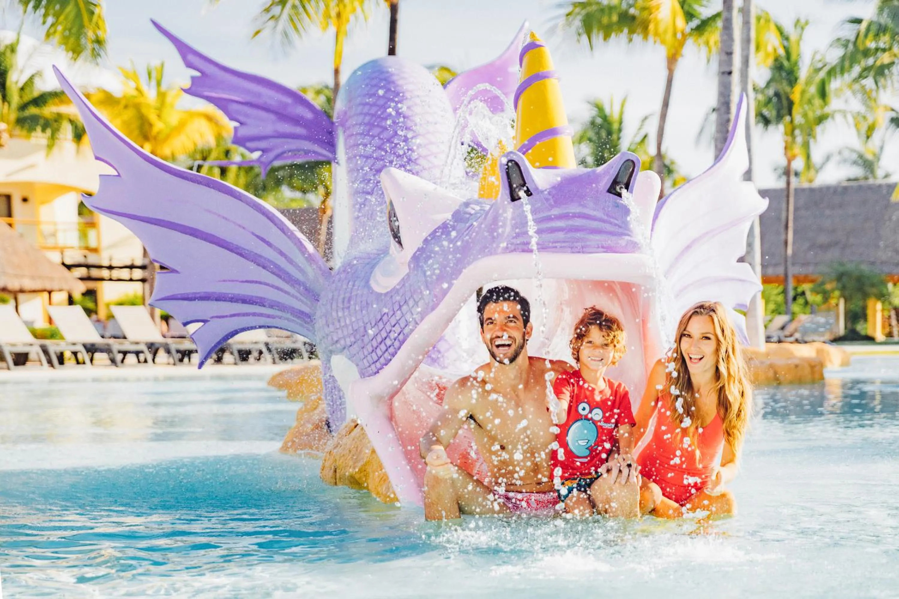 Aqua park in Barceló Maya Palace - All Inclusive