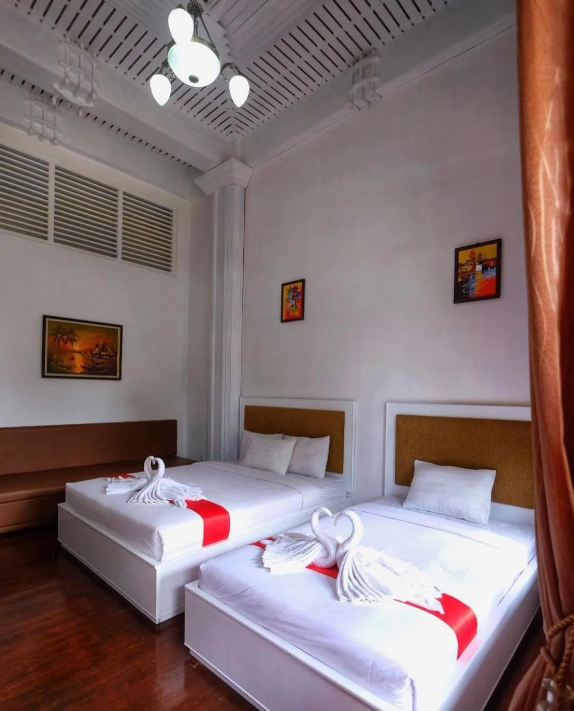 Bed in Jawa Dwipa Heritage Resort