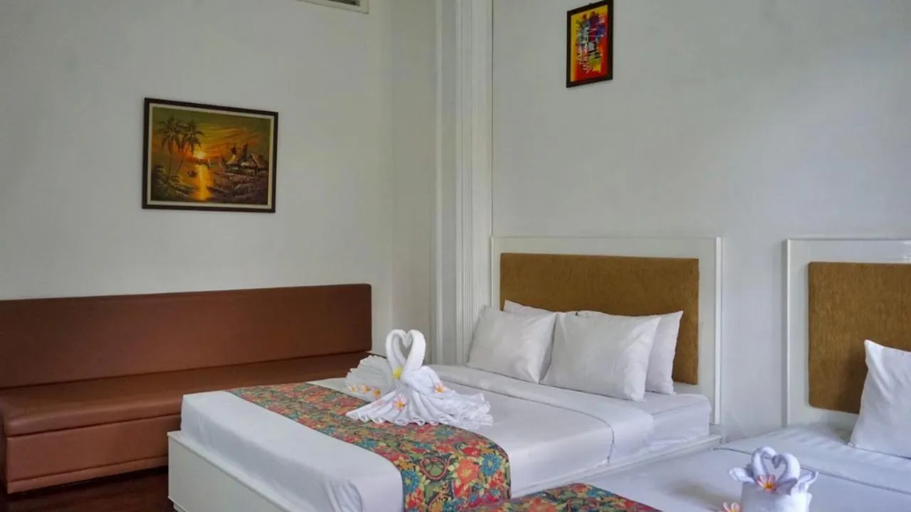 Bed in Jawa Dwipa Heritage Resort