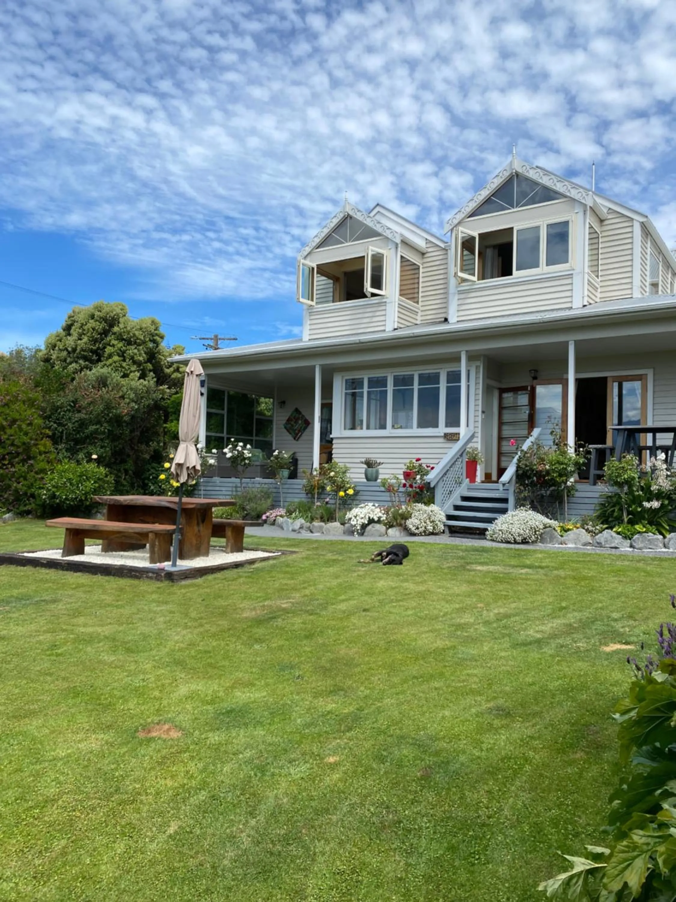 Garden in Nikau Lodge