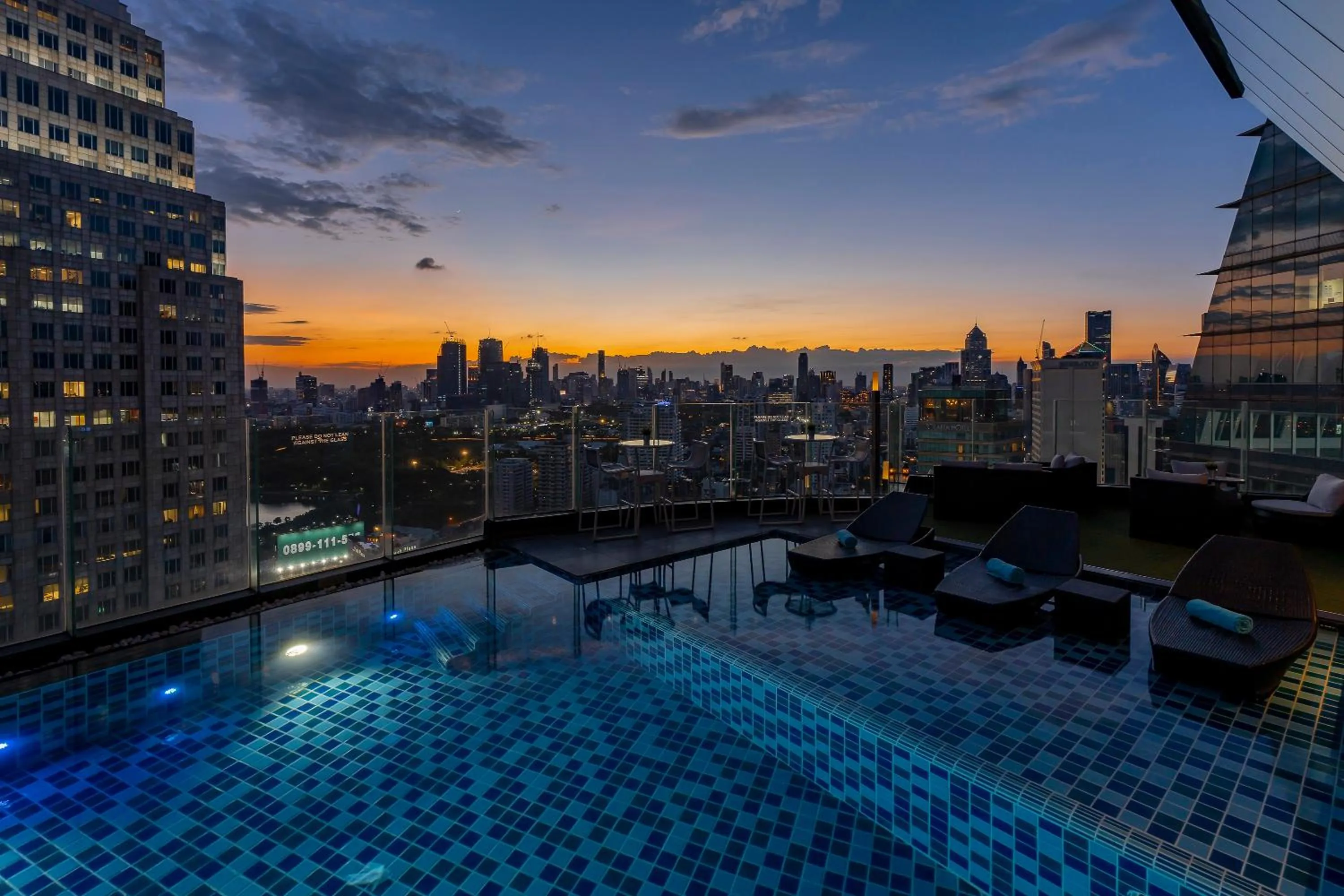 Swimming pool in The Continent Hotel Sukhumvit - Asok BTS Bangkok