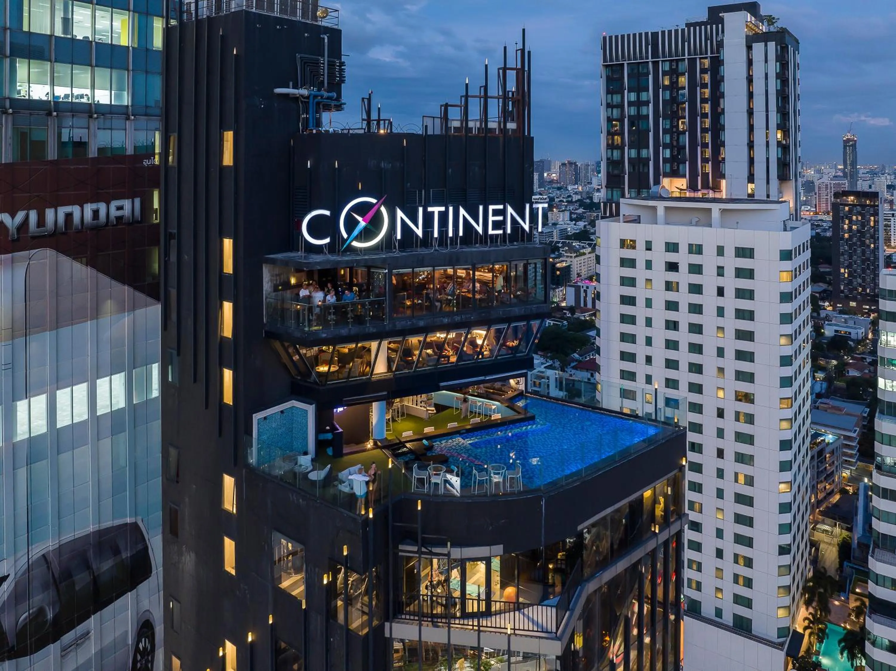 Property building in The Continent Hotel Sukhumvit - Asok BTS Bangkok