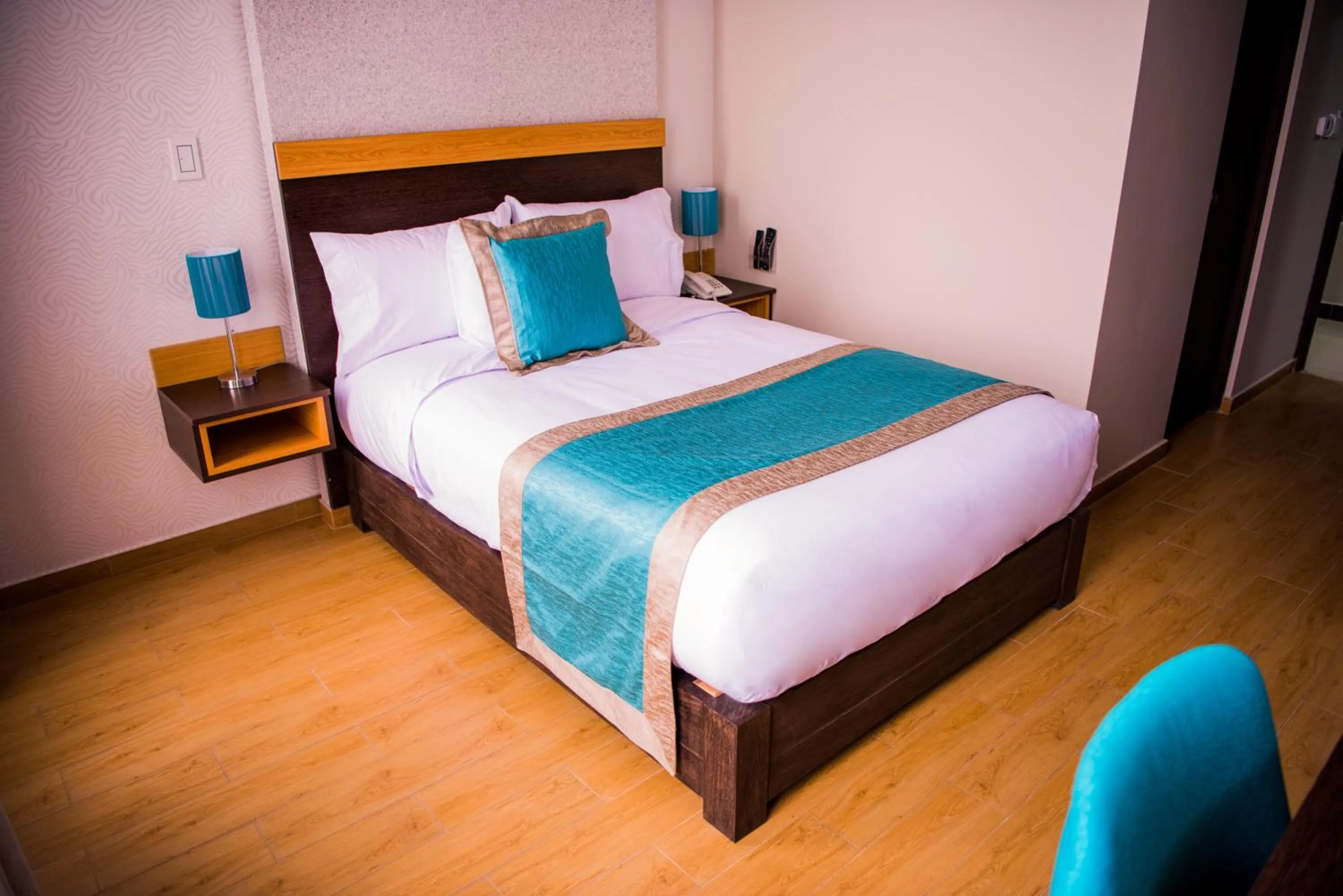 Bed in Hotel Diamond Lima