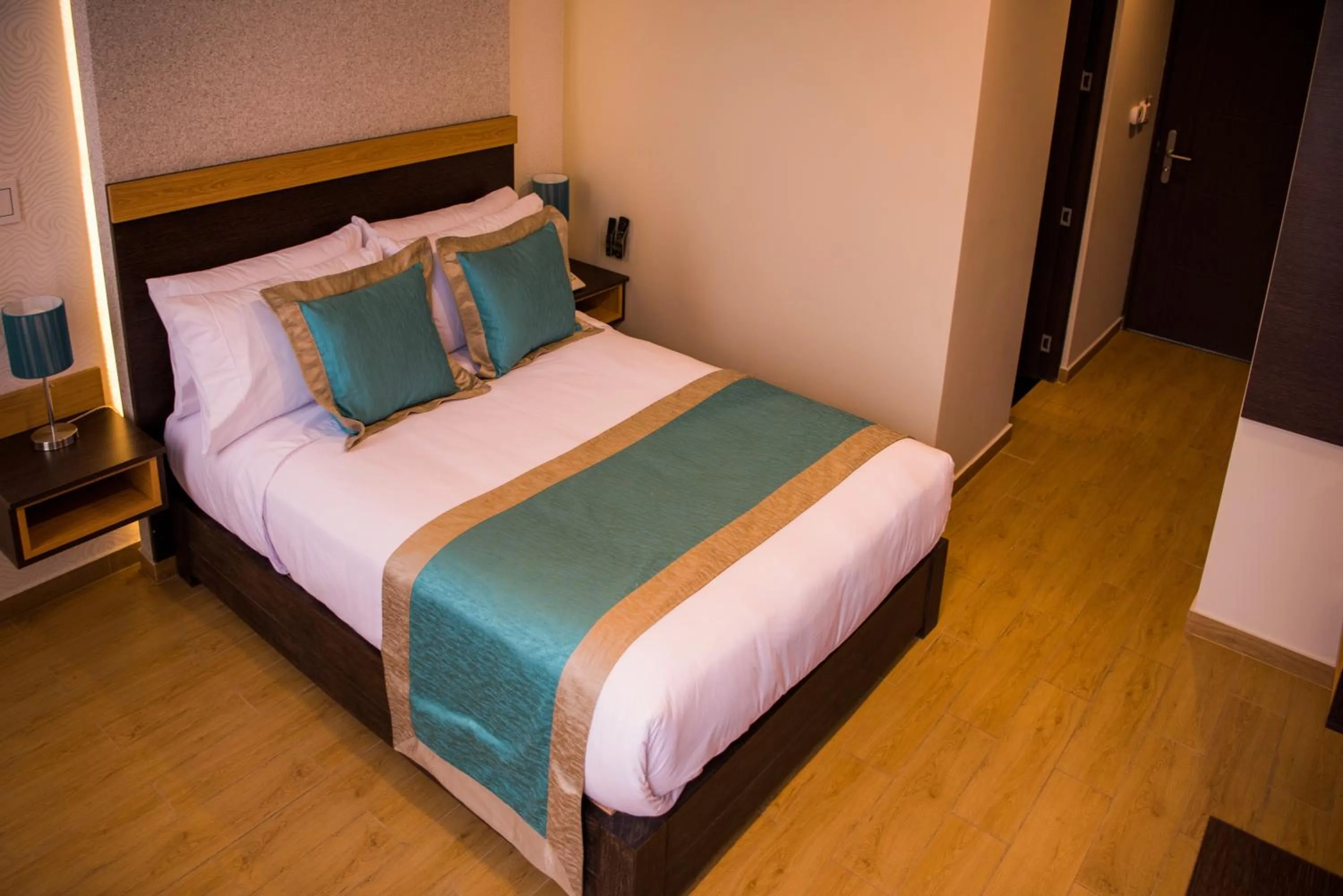 Bed in Hotel Diamond Lima