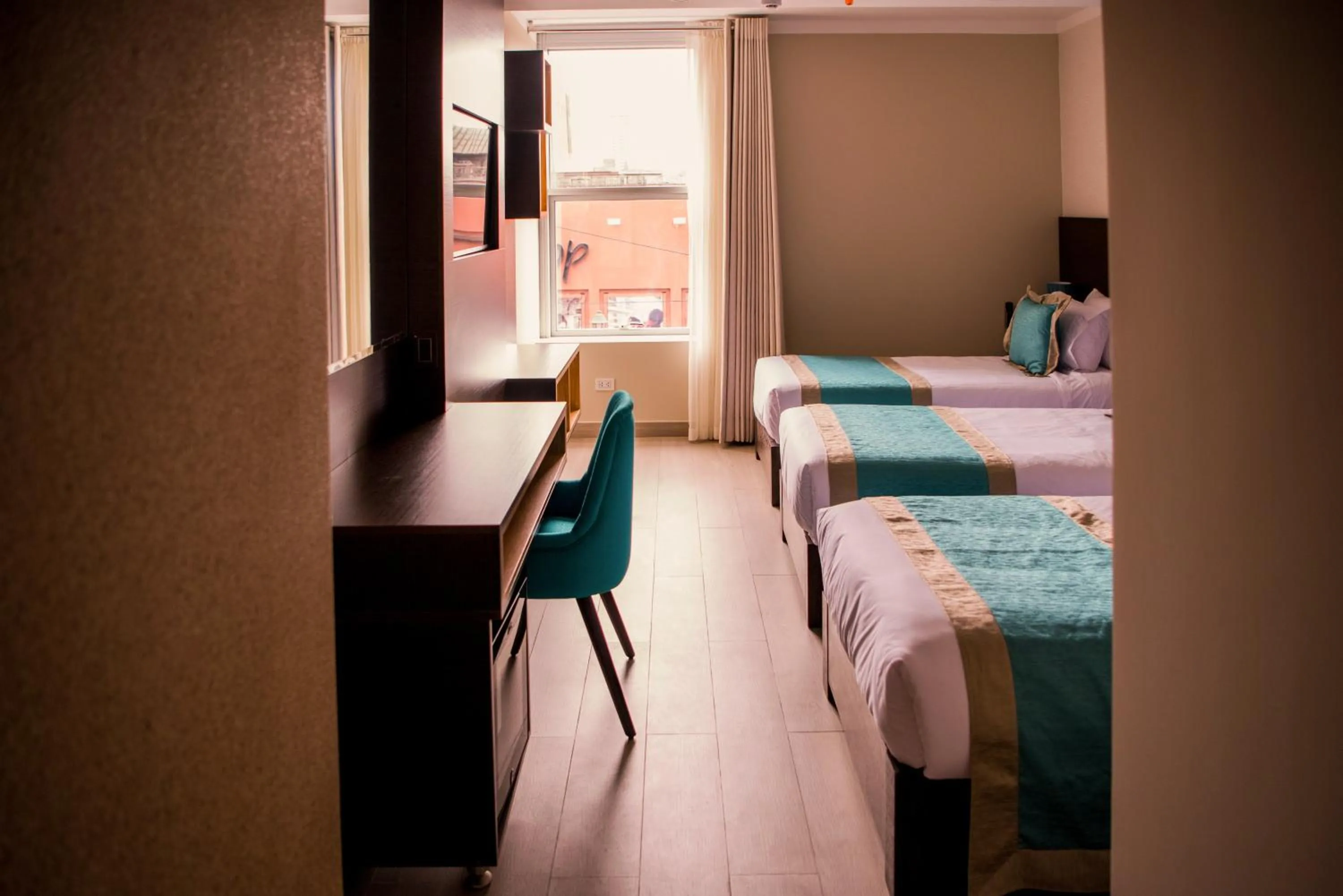 Bed in Hotel Diamond Lima