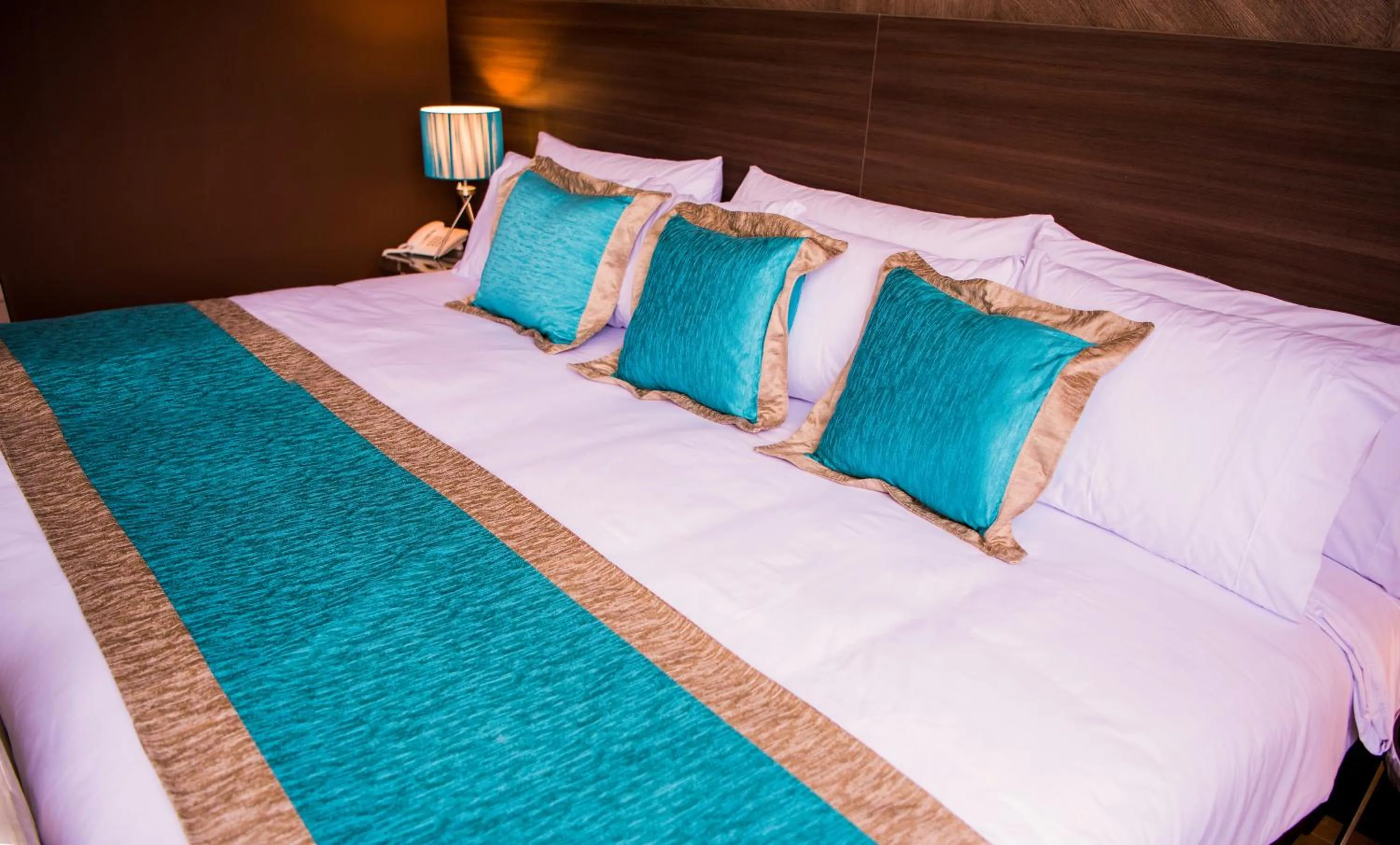 Bed in Hotel Diamond Lima