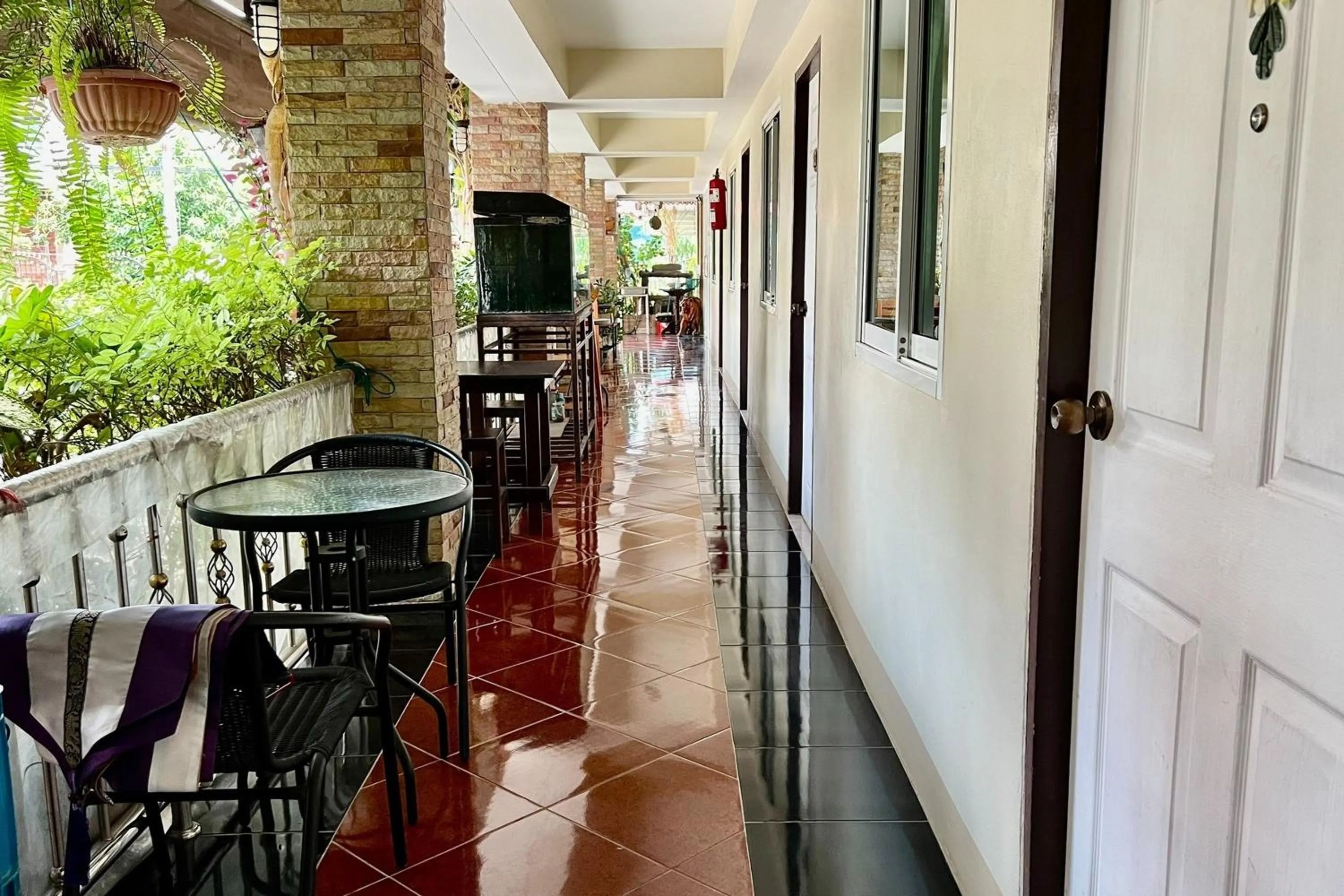 Seating area in Nan Thara Place