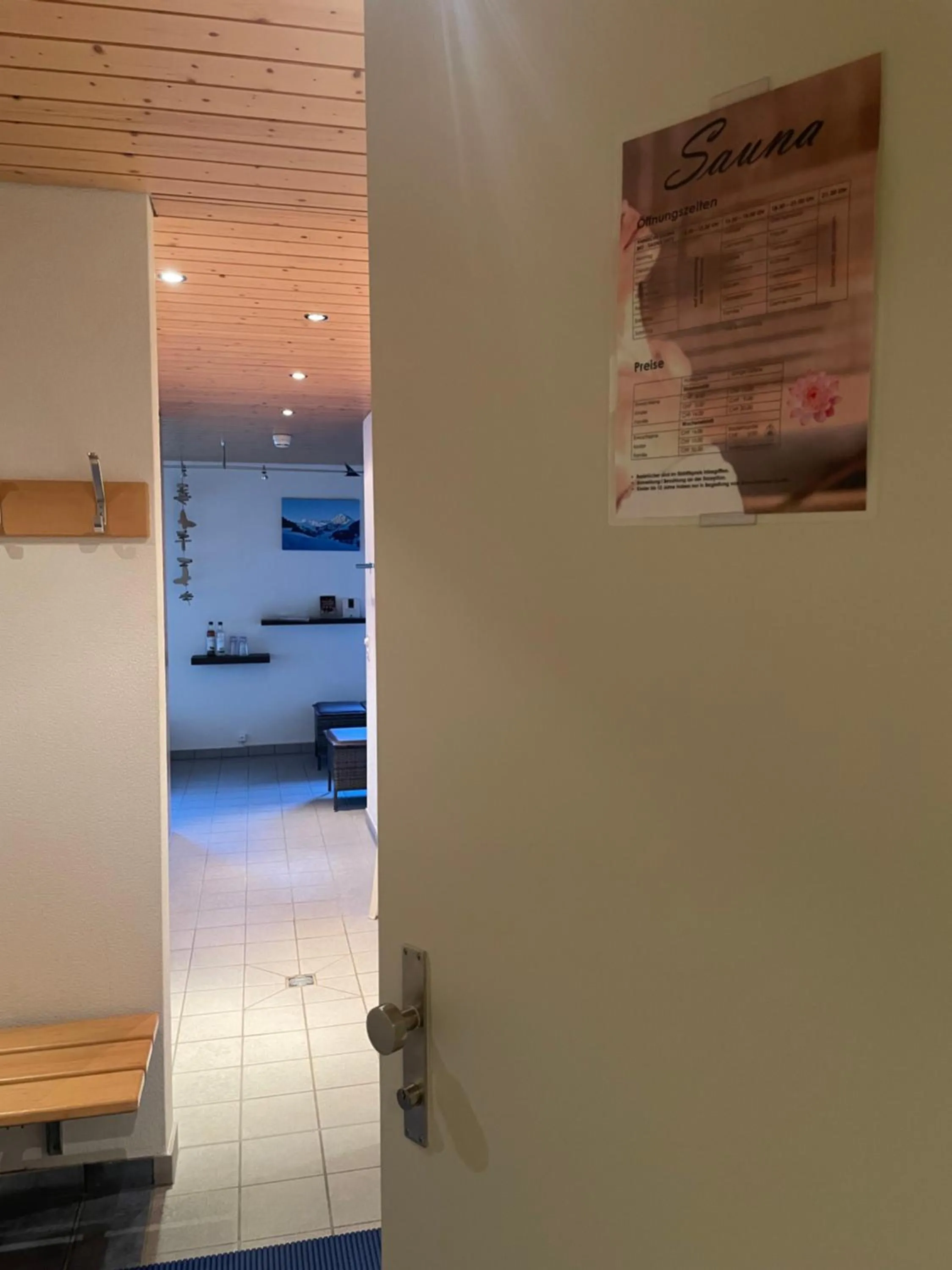 Sauna in Ferien- und Familienhotel Alpina Adelboden