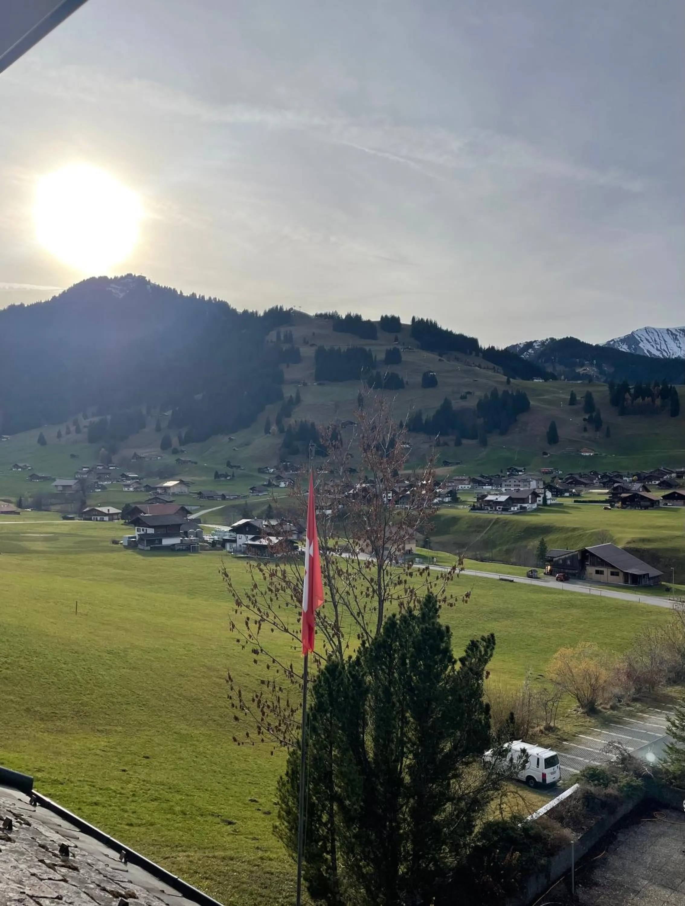 View (from property/room) in Ferien- und Familienhotel Alpina Adelboden