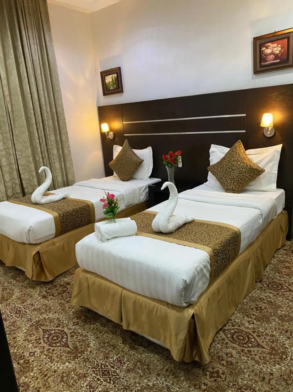 Bed in Rest Night Serviced Apartments - Al Nafal