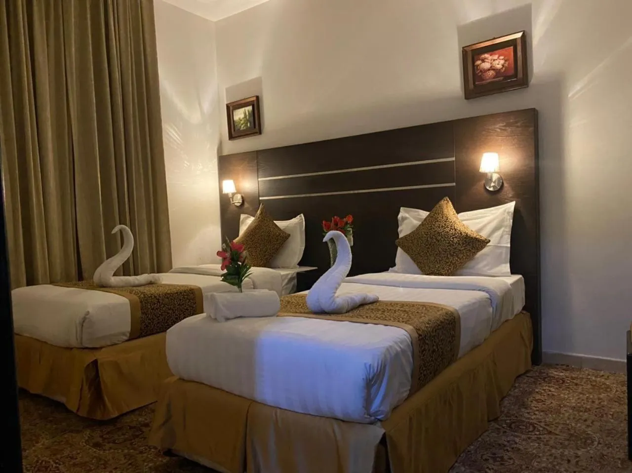 Bed in Rest Night Serviced Apartments - Al Nafal