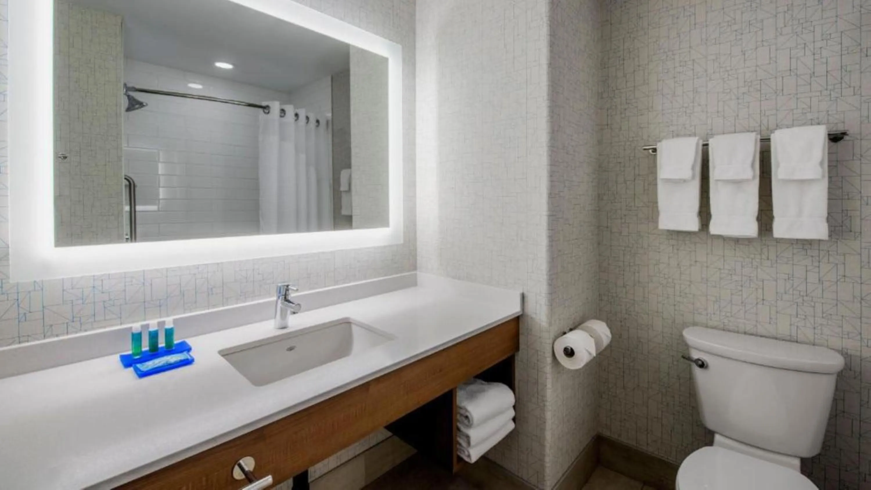 Bathroom in Holiday Inn Express Airdrie by IHG
