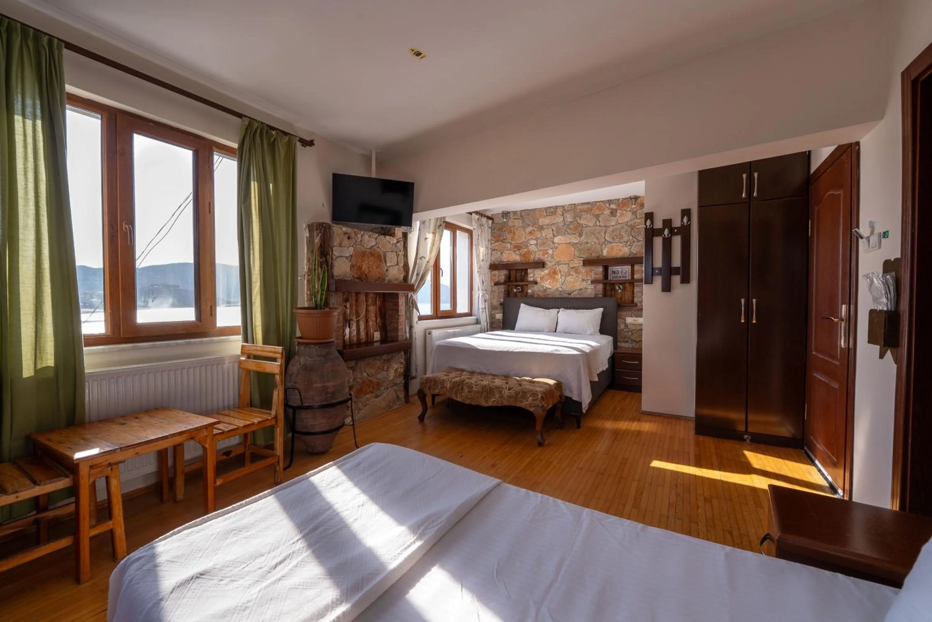 Bed in Fulya Pension