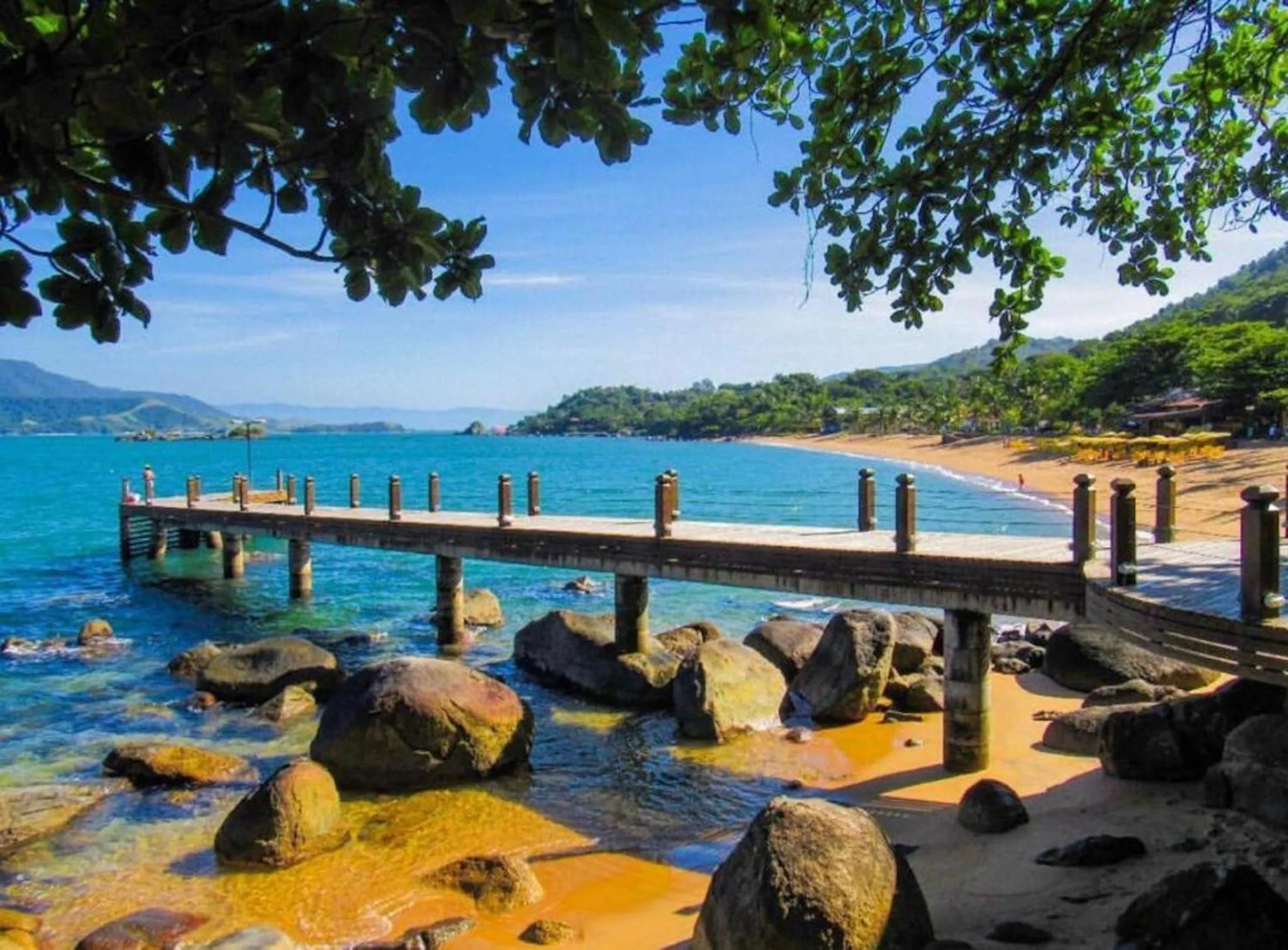 Beach in Smart Hotel Reserva Ilhabela