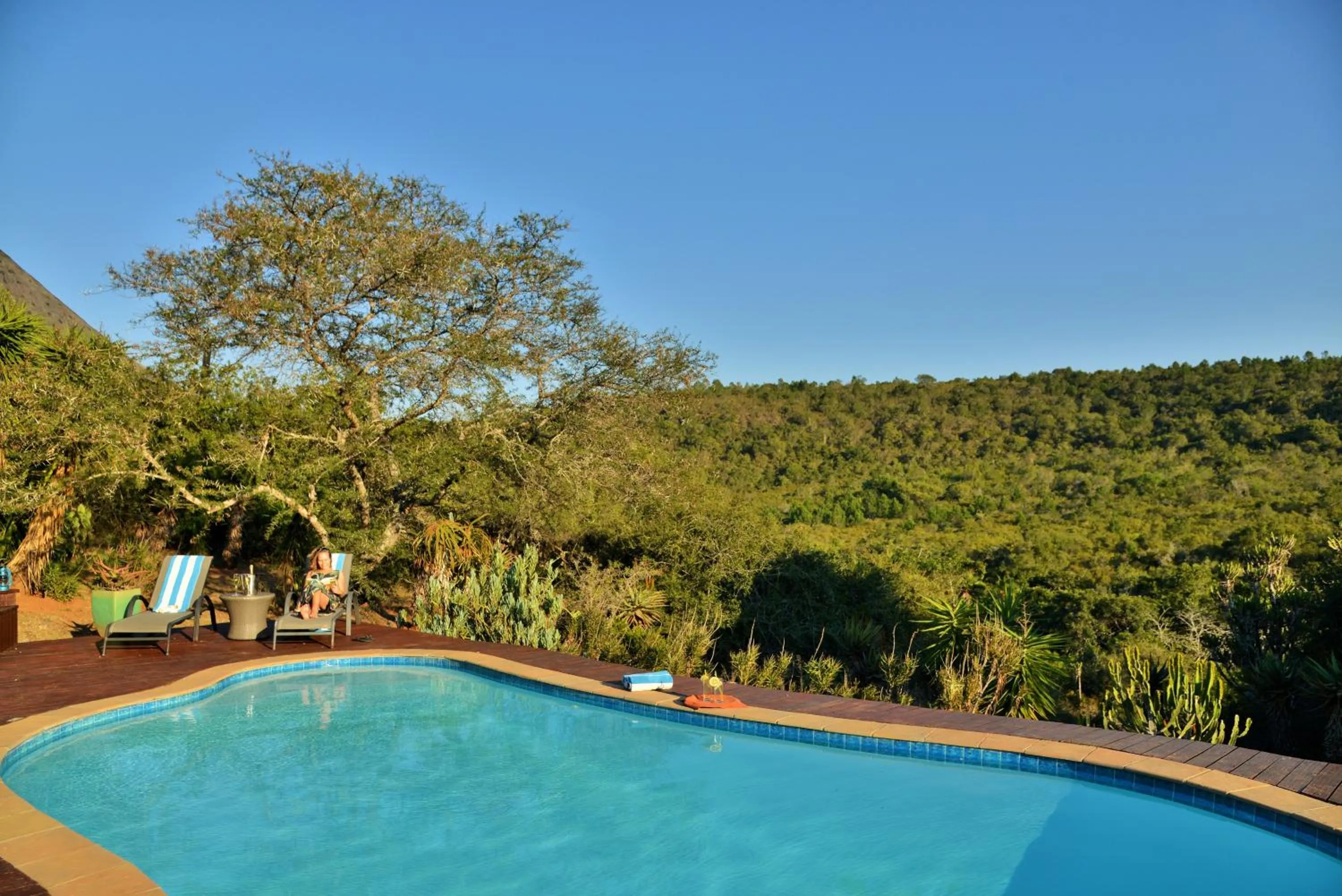 Swimming pool in Sibuya Game Reserve and Lodge