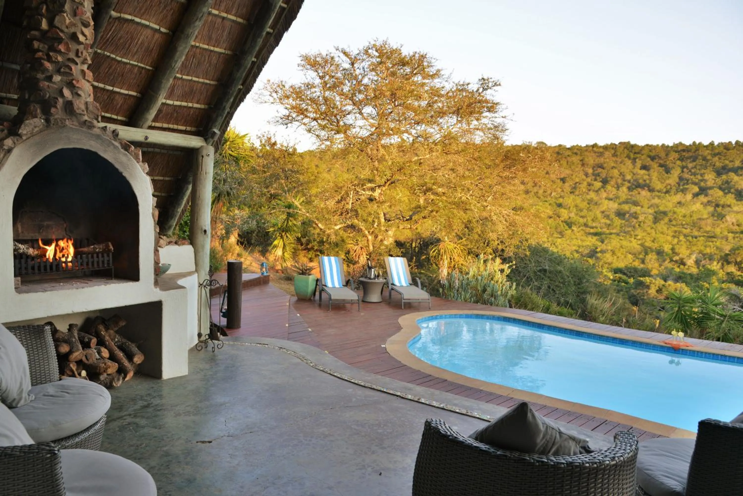 Swimming pool in Sibuya Game Reserve and Lodge