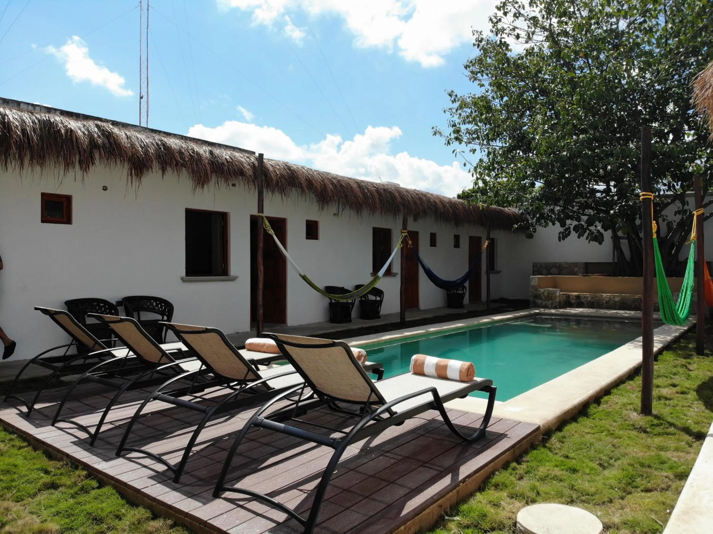 Swimming pool in Kinta Kan Hotel Cozumel