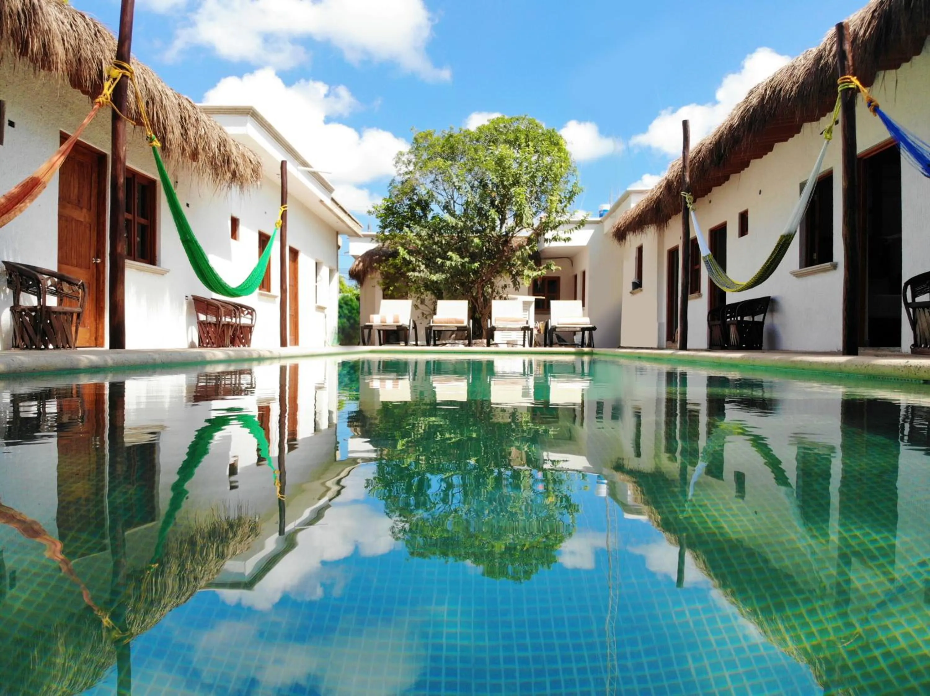 Swimming pool in Kinta Kan Hotel Cozumel