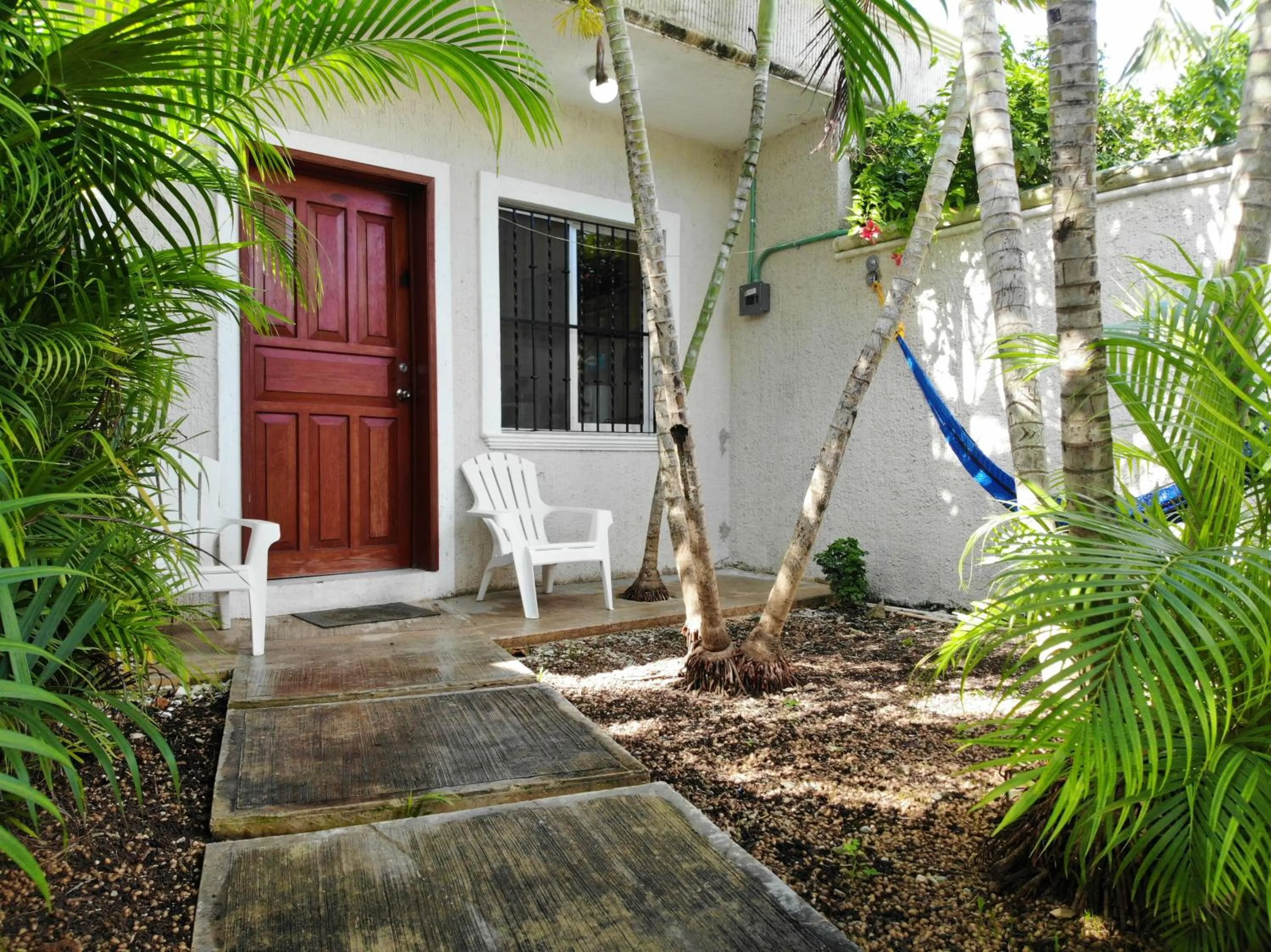 Patio in Kinta Kan Hotel Cozumel