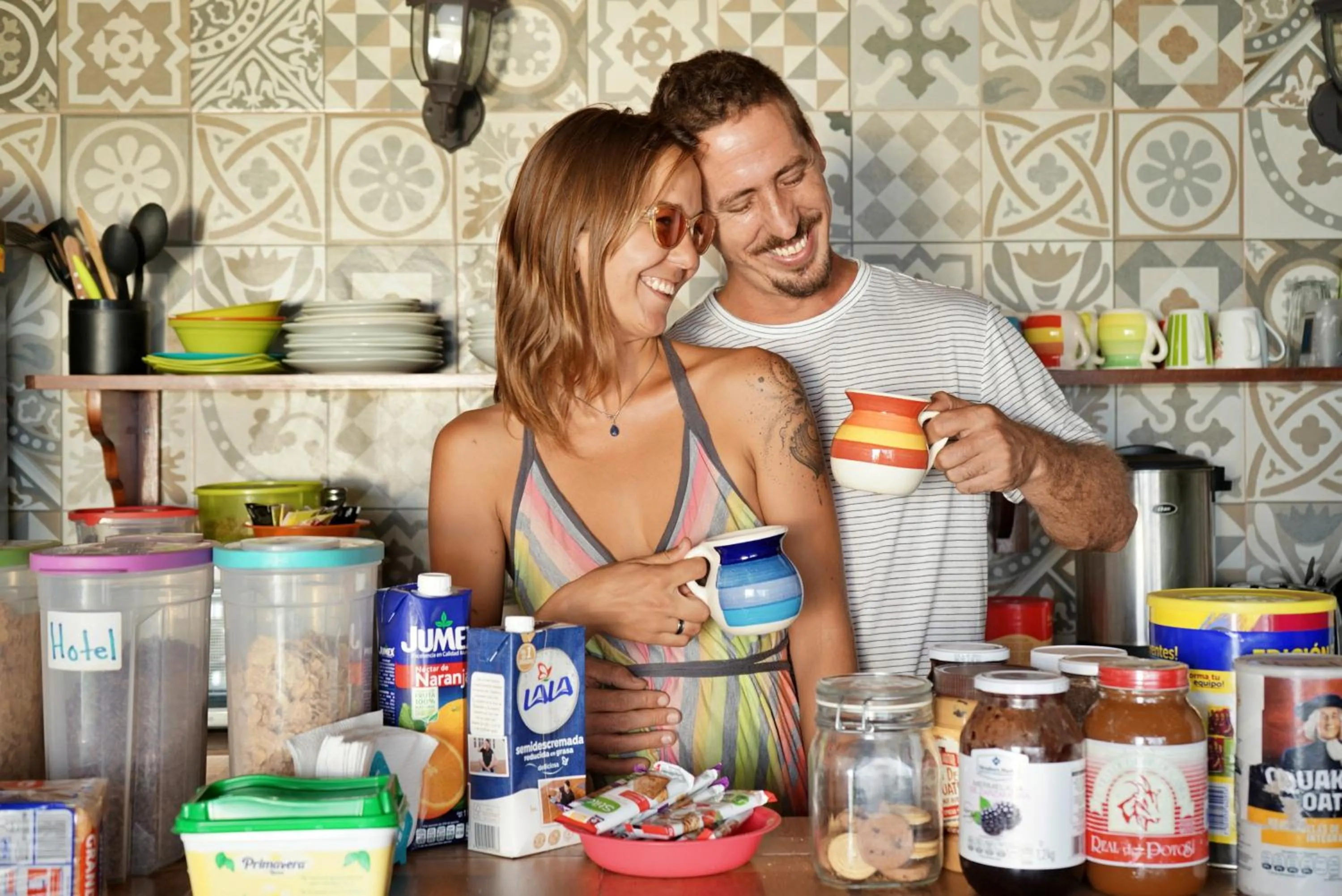 Kitchen or kitchenette in Kinta Kan Hotel Cozumel