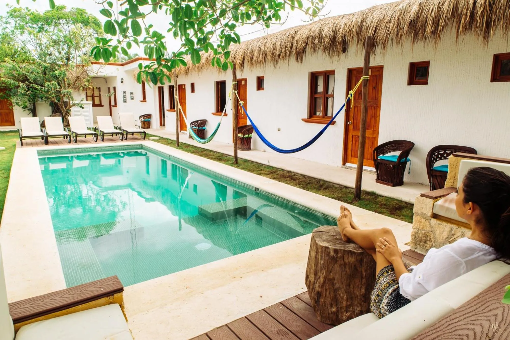 Patio in Kinta Kan Hotel Cozumel
