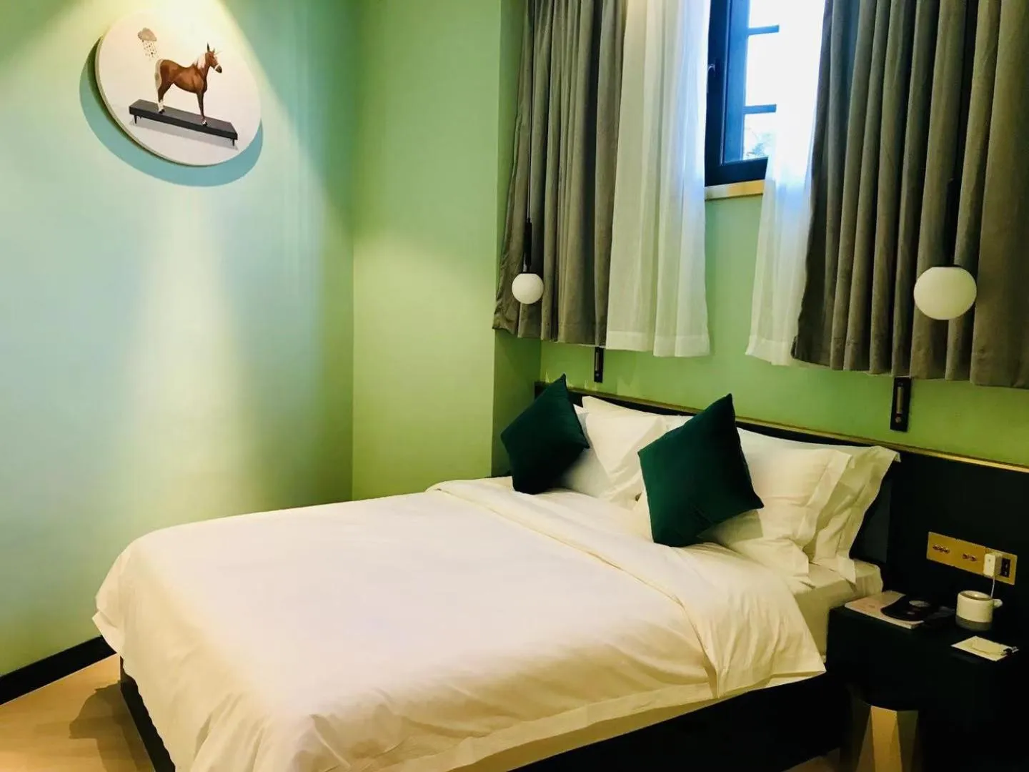 Bed in Moon and Chalice Boutique Hotel