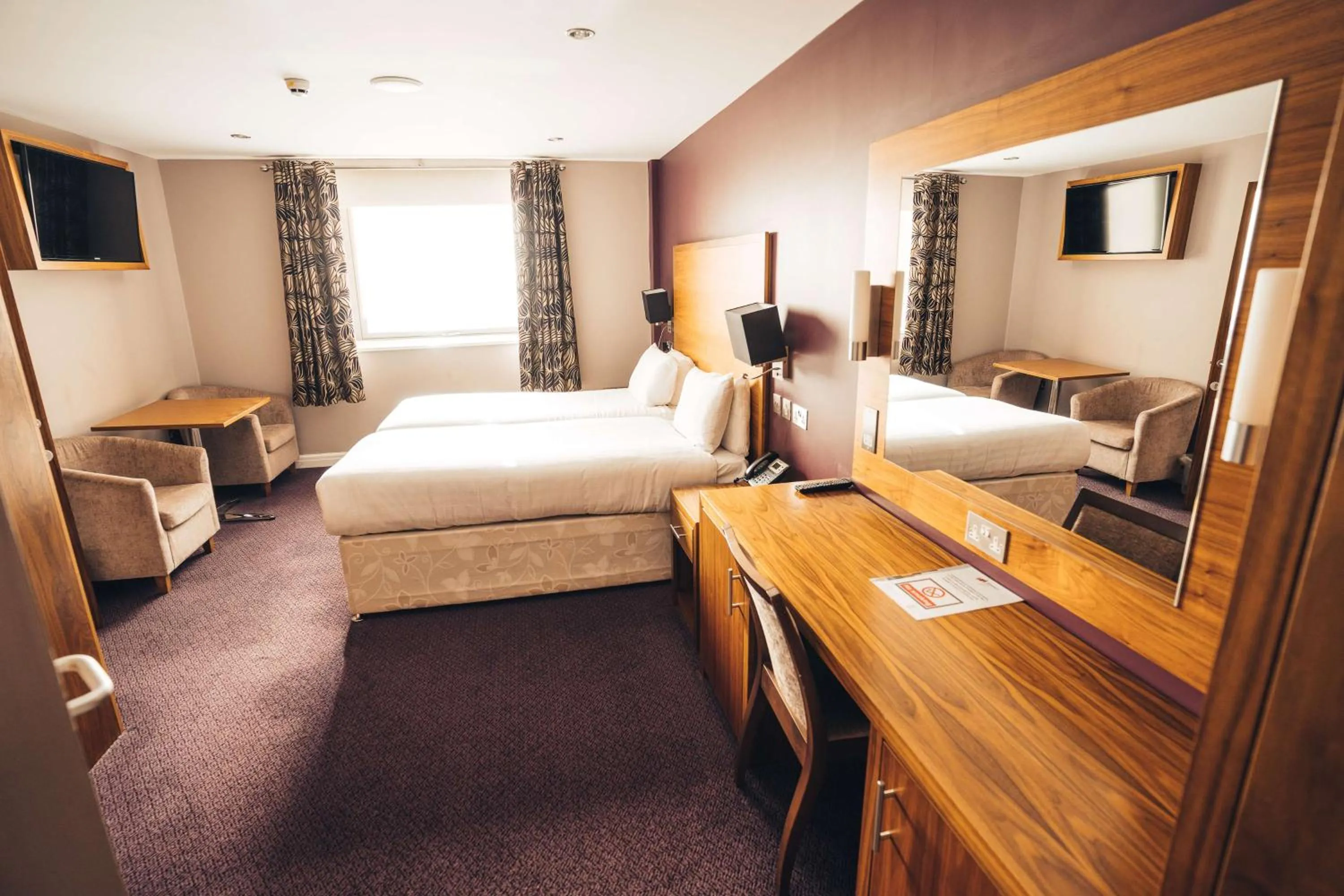 Bedroom, Bed in Blackpool Football Club Stadium Hotel, a member of Radisson Individuals