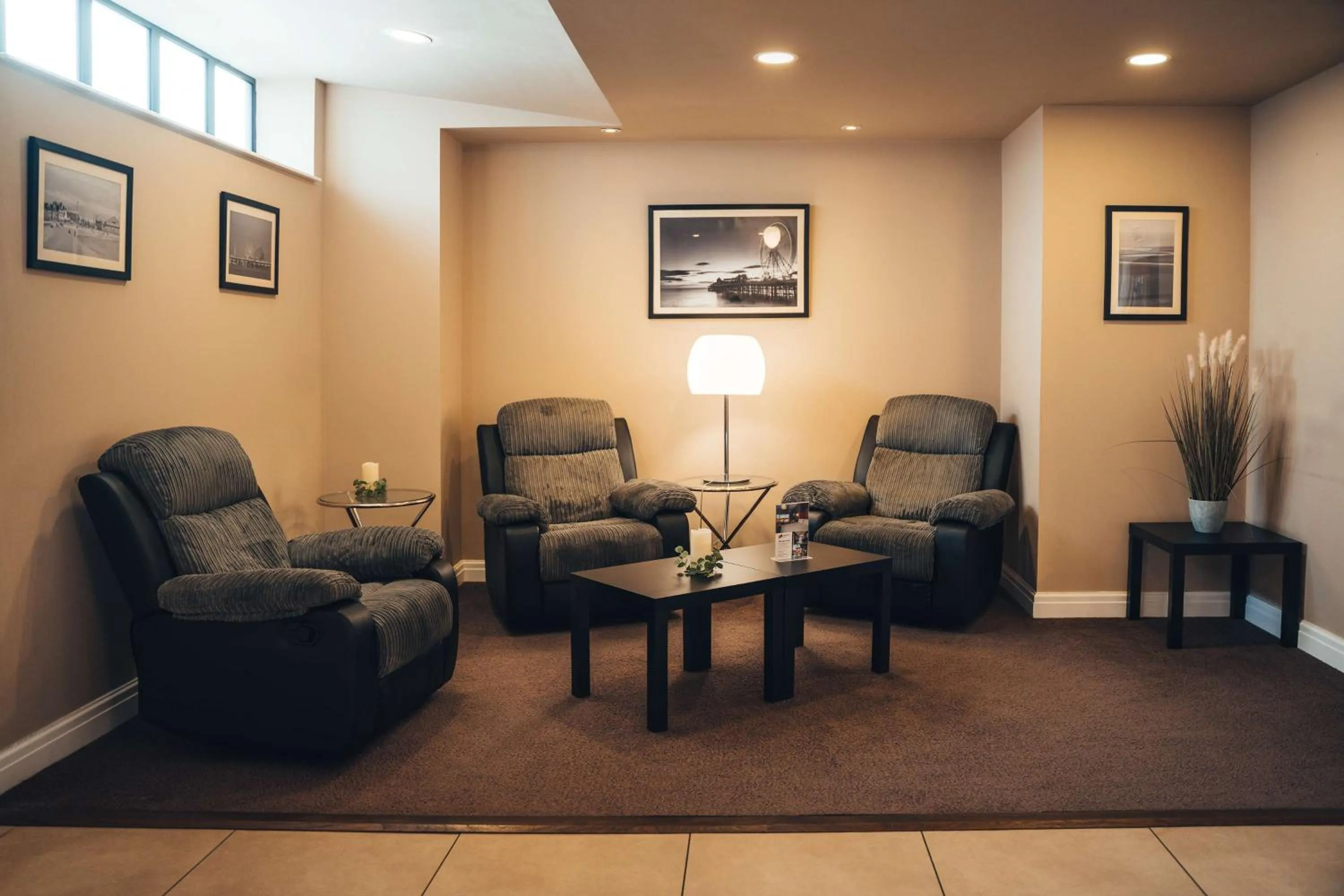 Lobby or reception in Blackpool Football Club Stadium Hotel, a member of Radisson Individuals