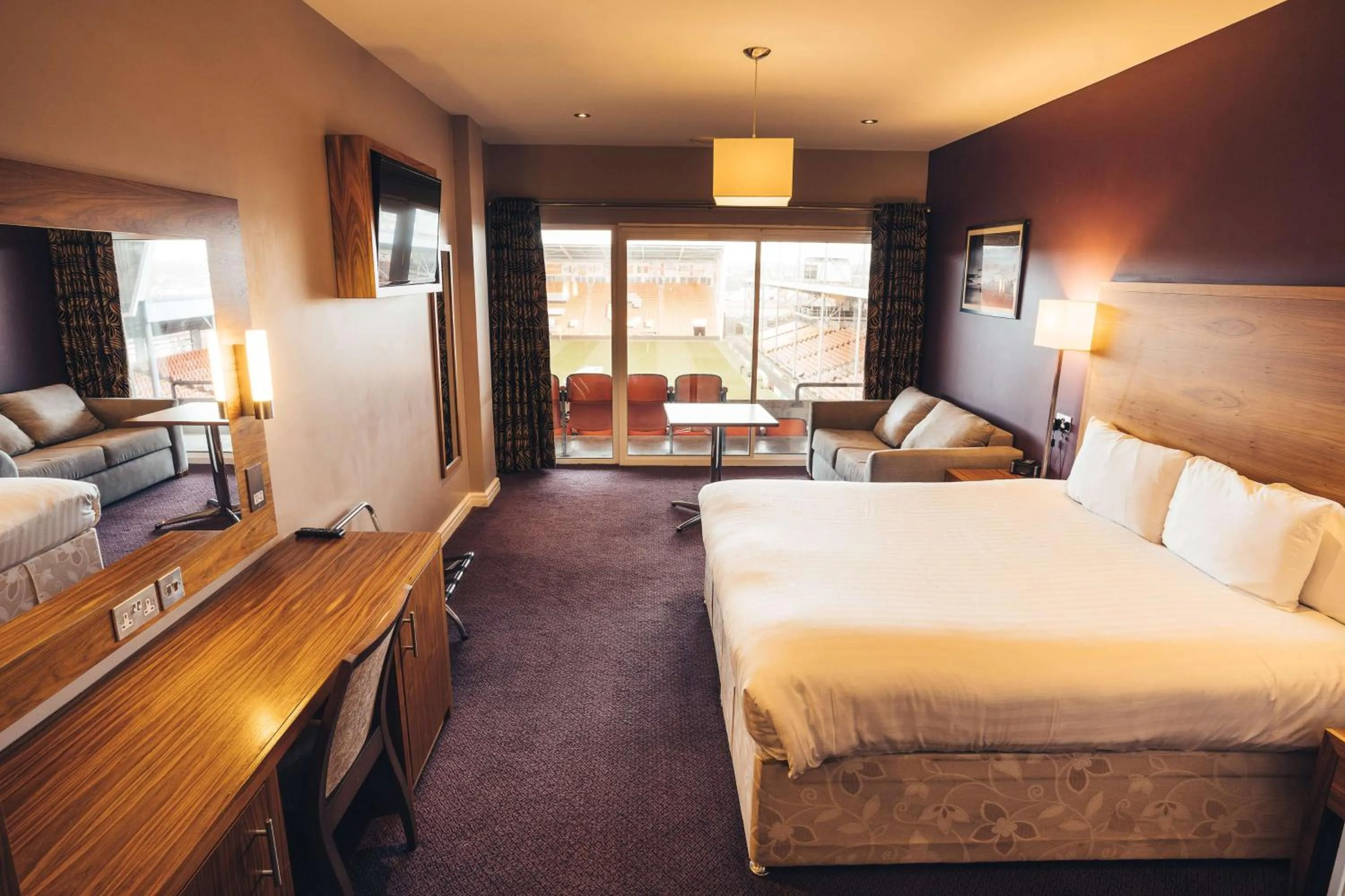 Bedroom, Bed in Blackpool Football Club Stadium Hotel, a member of Radisson Individuals
