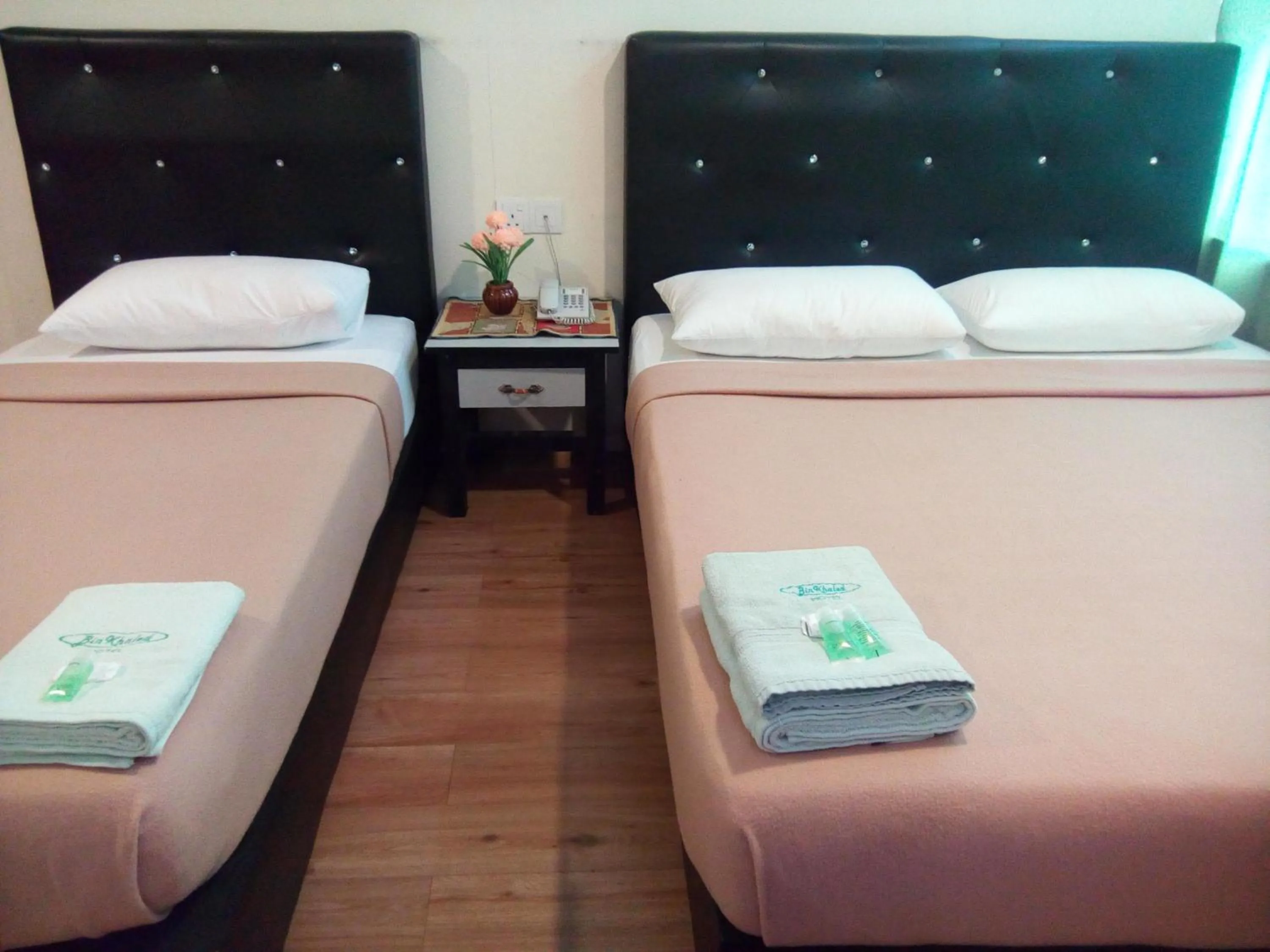 Bed in BINKHALED HOTEL