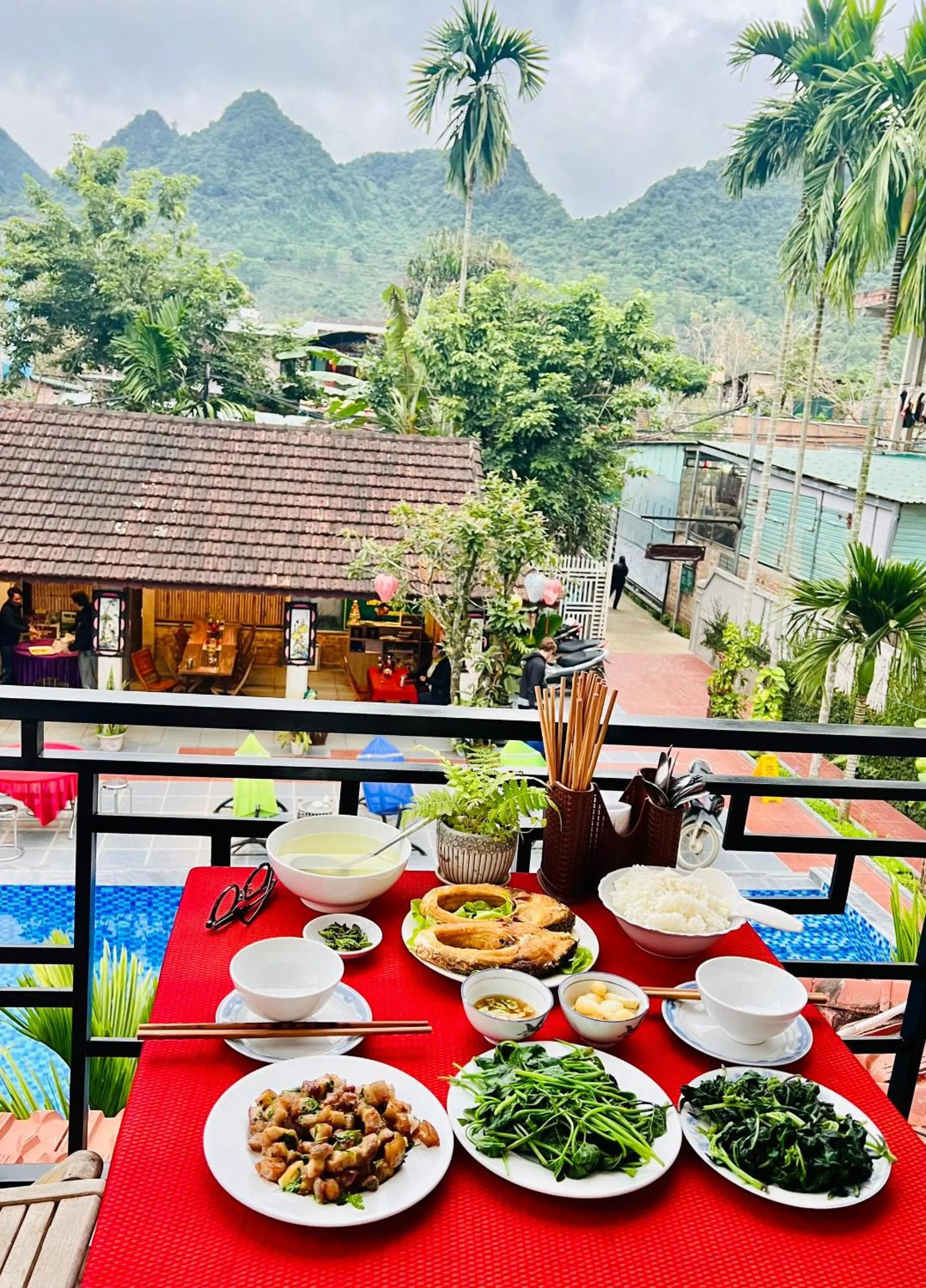 Patio in Tropical Valley Homestay - Villas