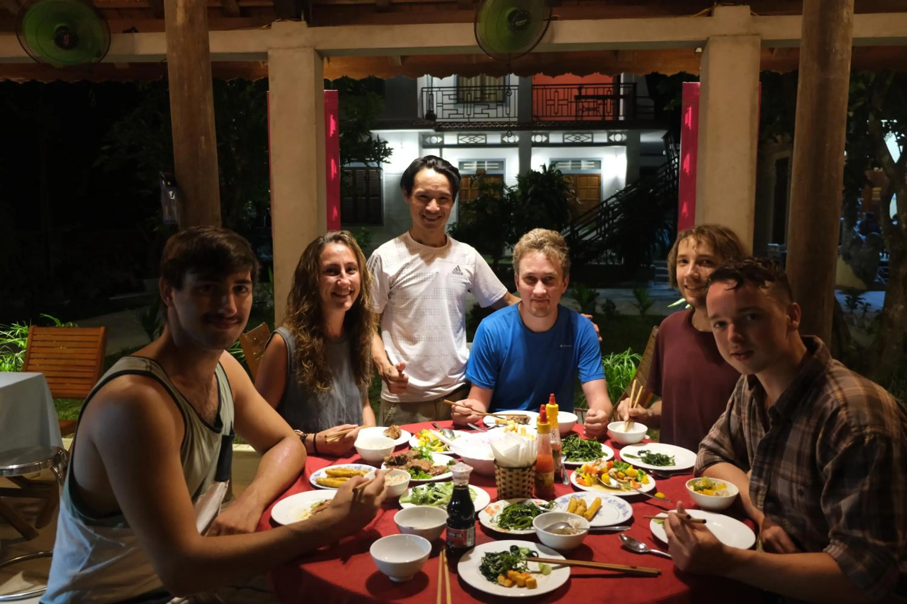 Dinner in Tropical Valley Homestay - Villas