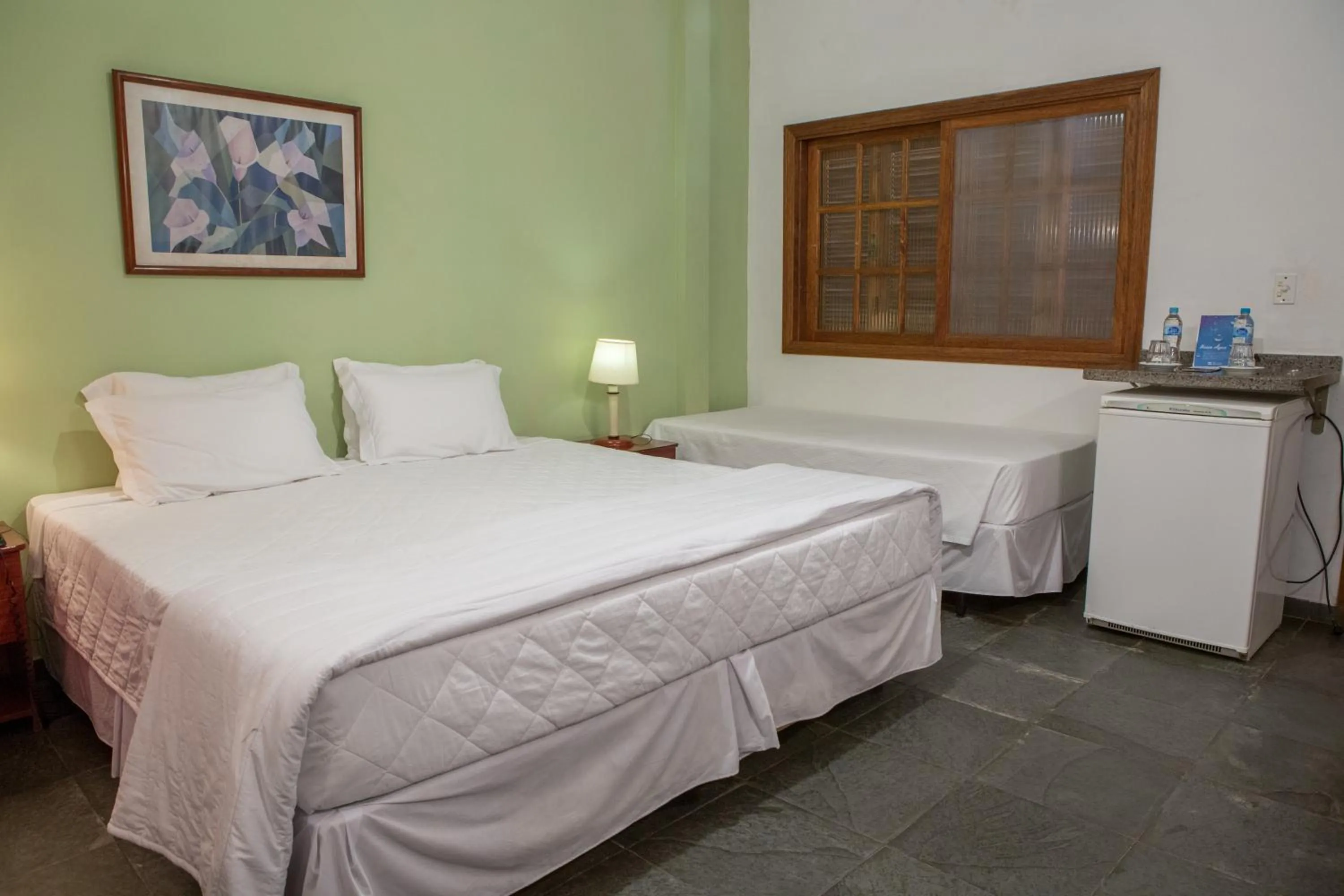 Bed in Hotel Fazenda Sete Lagos