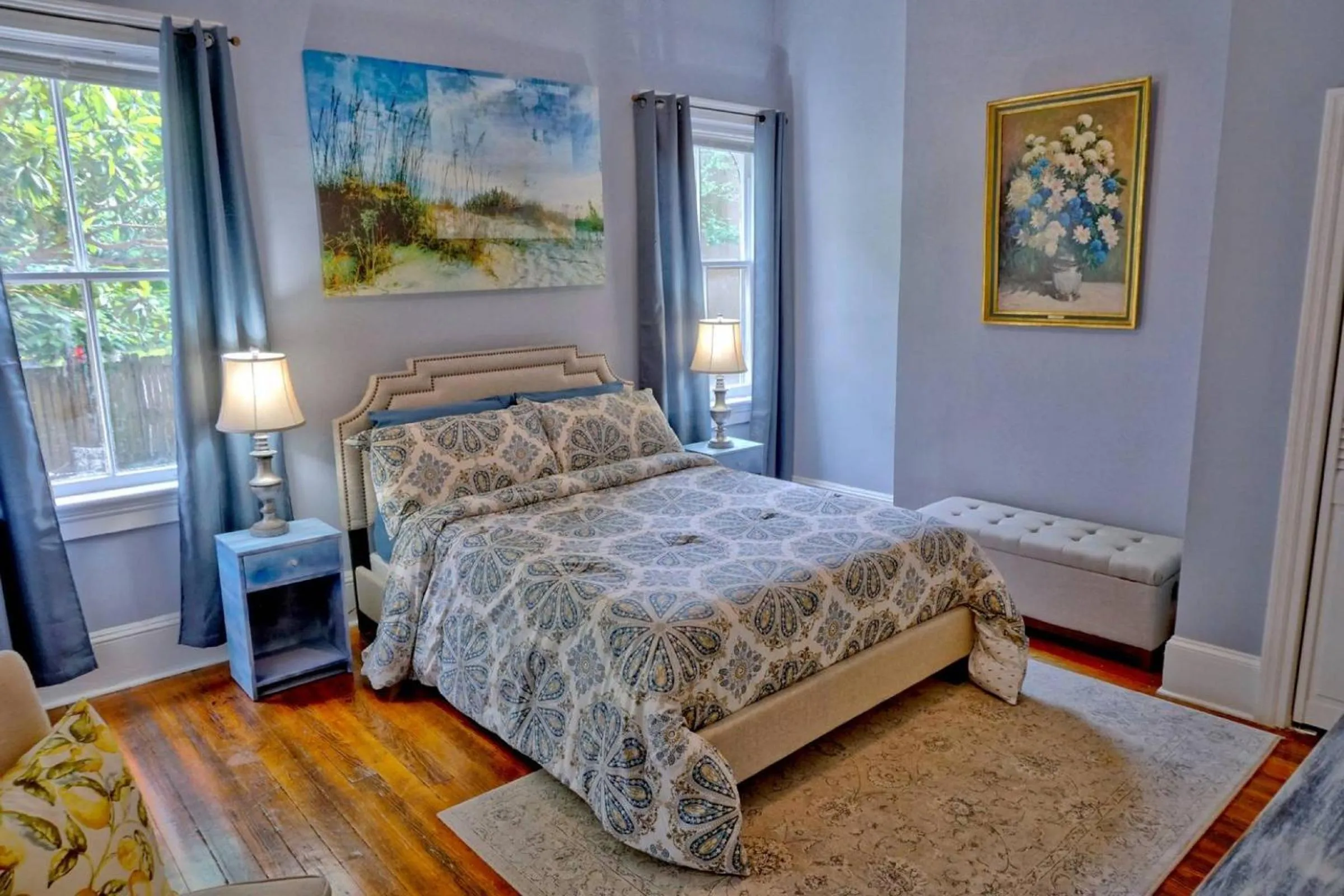 Bedroom, Bed in Beautiful 6 Bed, 5 Bath Historic Savannah Home
