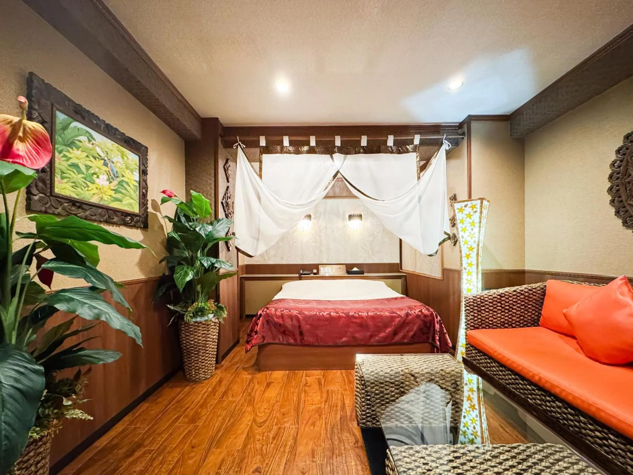 Bed in Hotel Gran Bali Resort