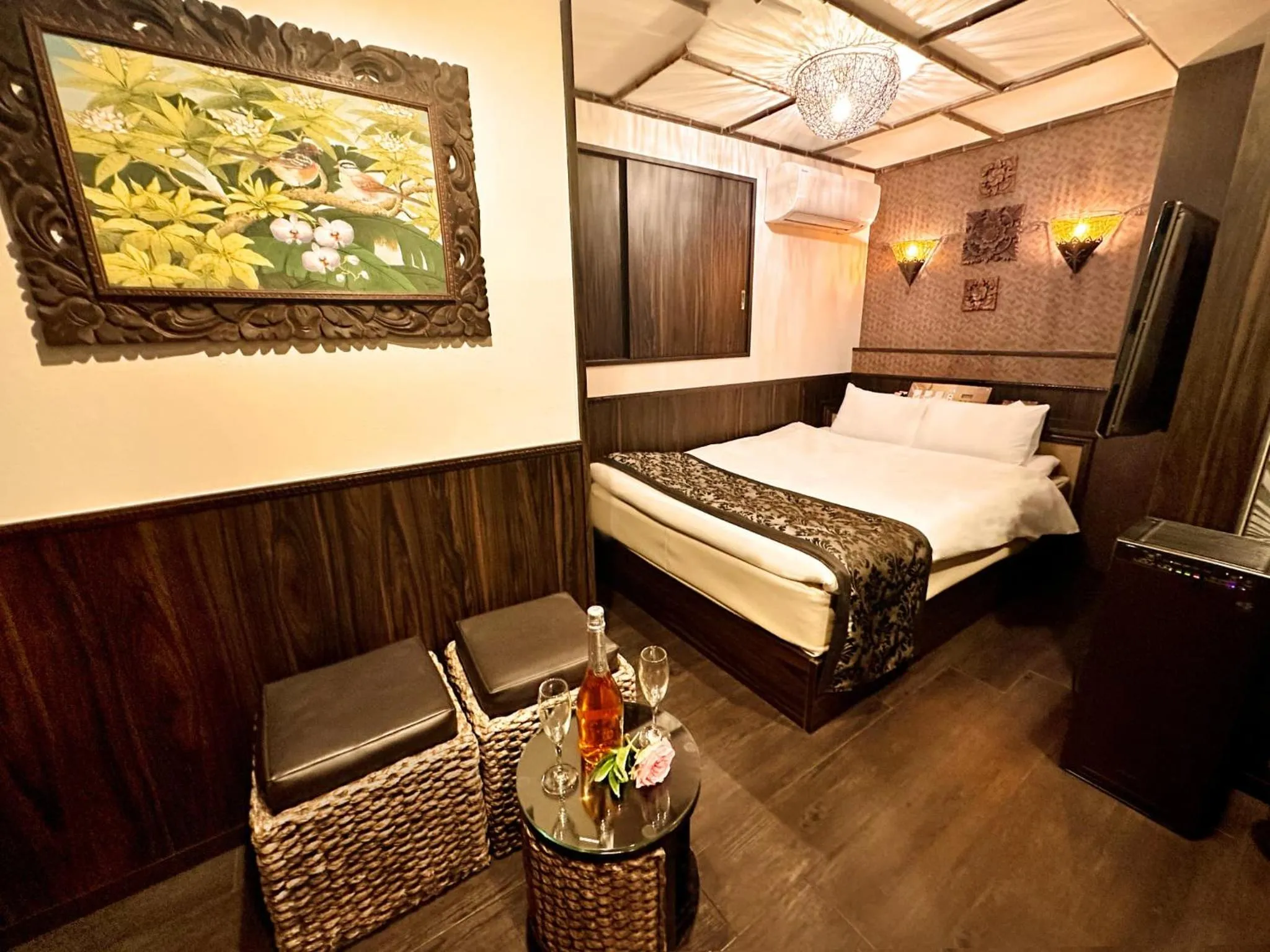 Bed in Hotel Gran Bali Resort