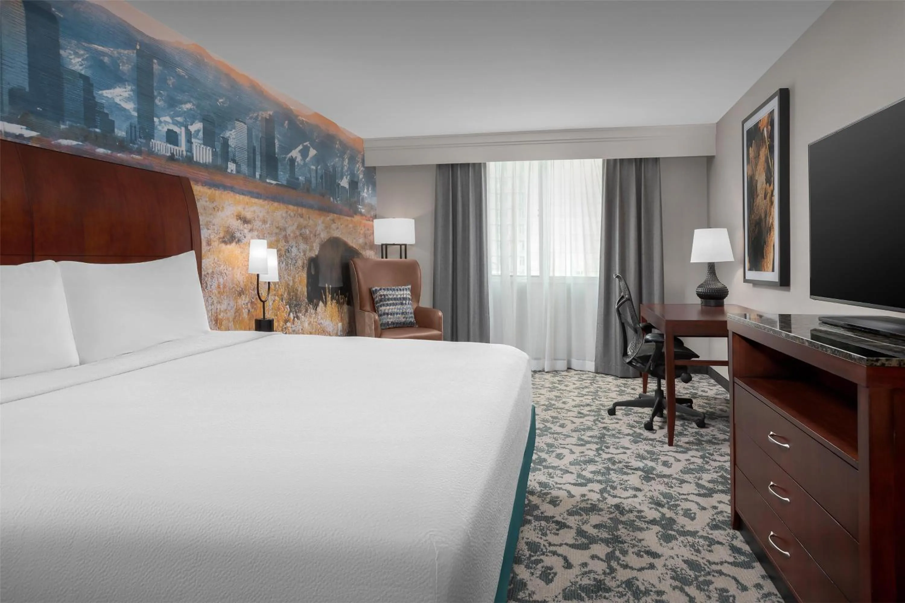 Bedroom, Bed in Hilton Garden Inn Denver Downtown