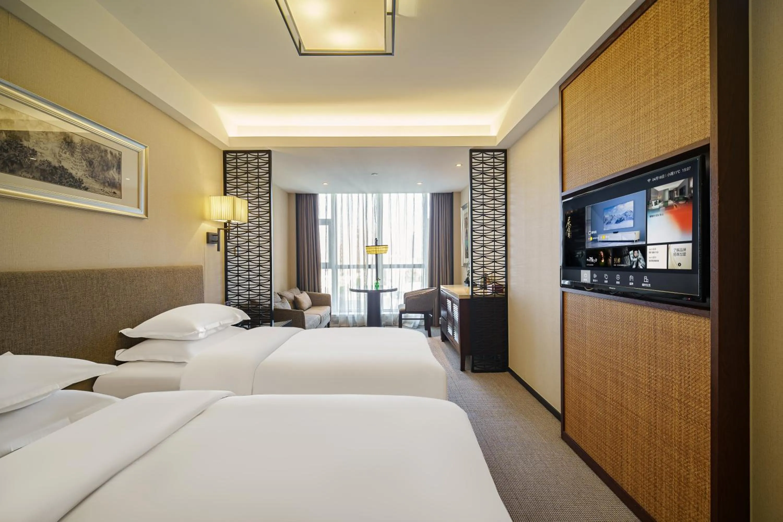 Bed in SSAW Boutique Hotel Ningbo CBD - Family Friendly & Business Travel