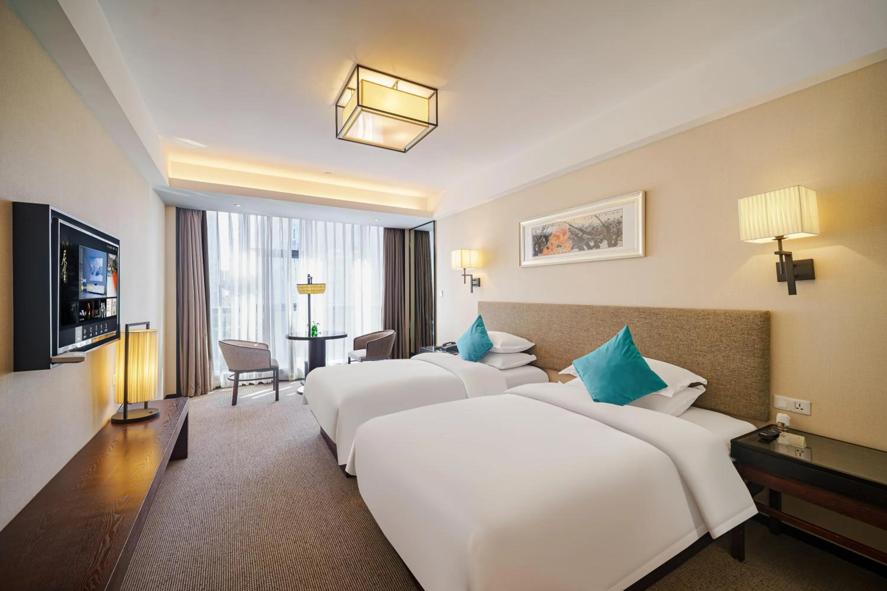 Photo of the whole room, Bed in SSAW Boutique Hotel Ningbo CBD - Family Friendly & Business Travel