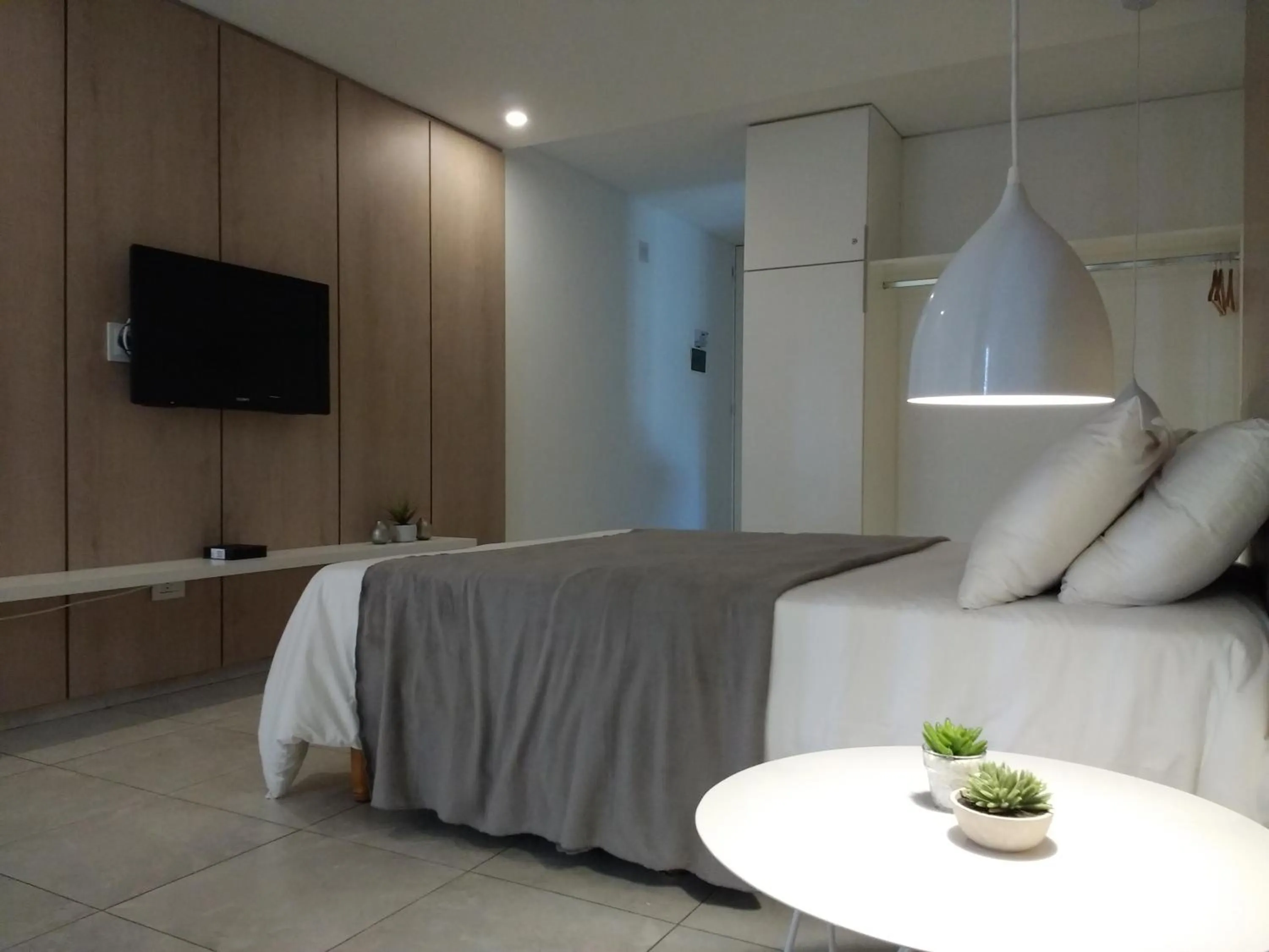 Bed in Departamentos Lugar