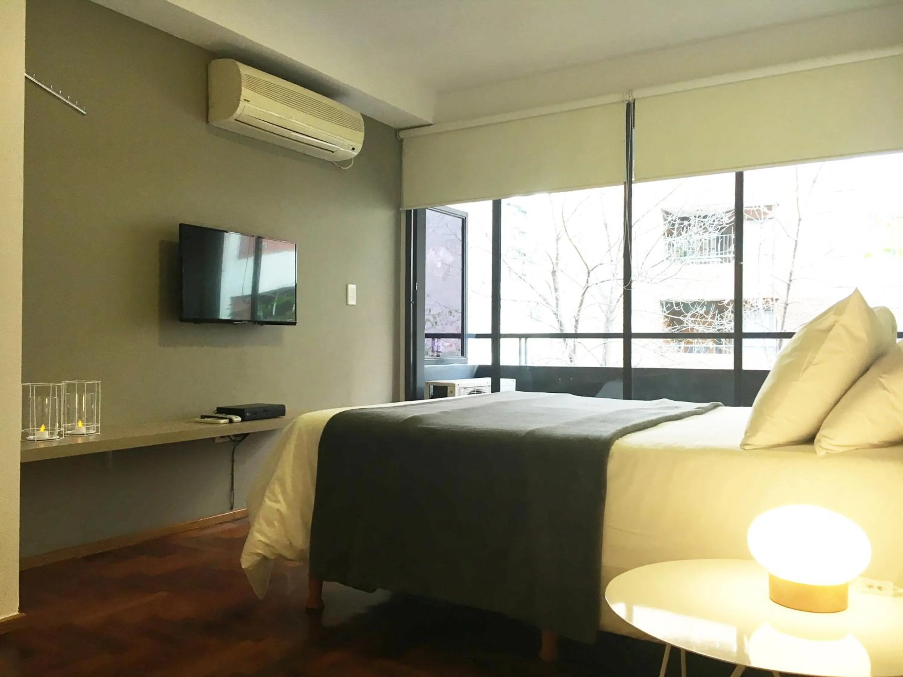 Bed in Departamentos Lugar