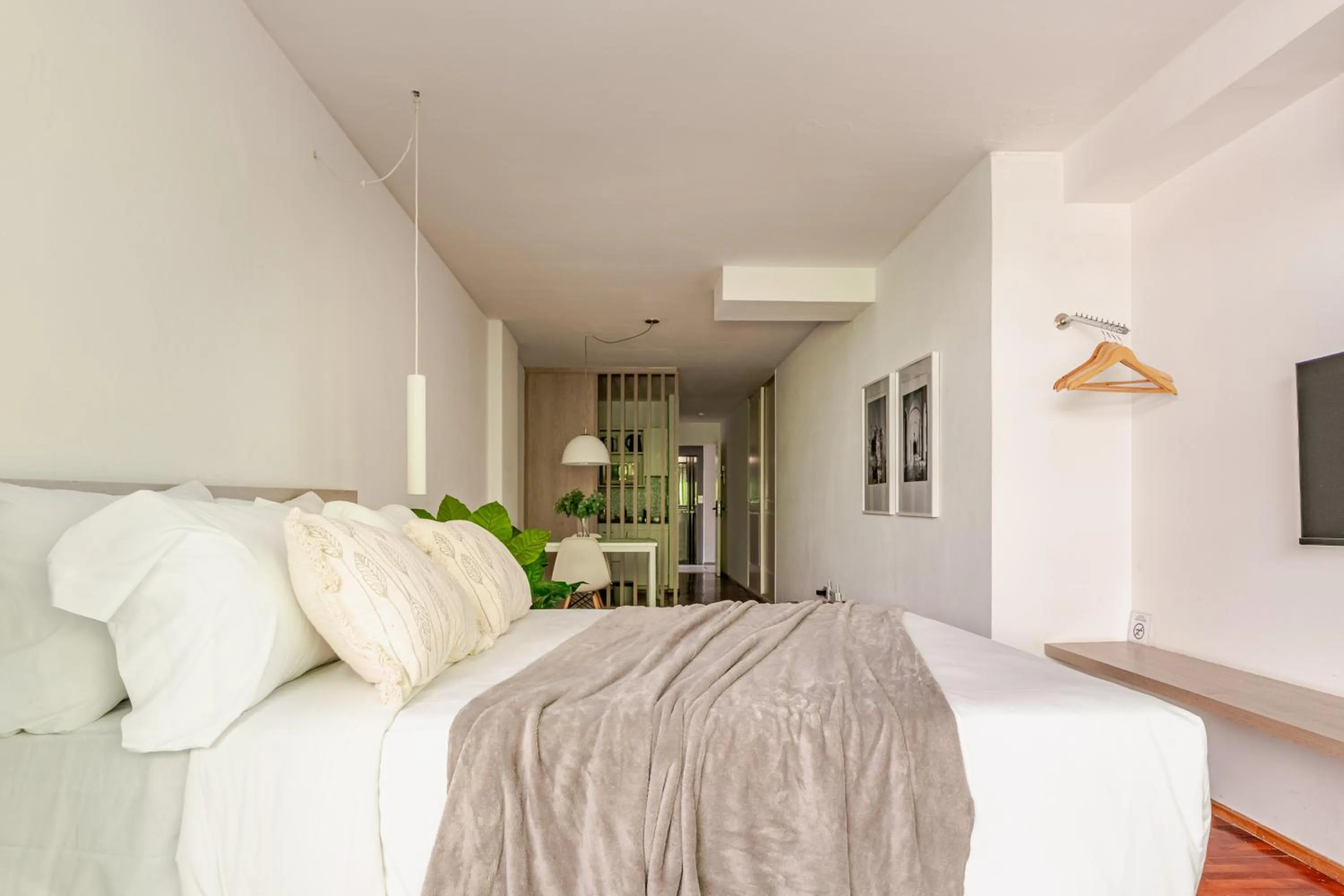 Bedroom, Bed in Departamentos Lugar