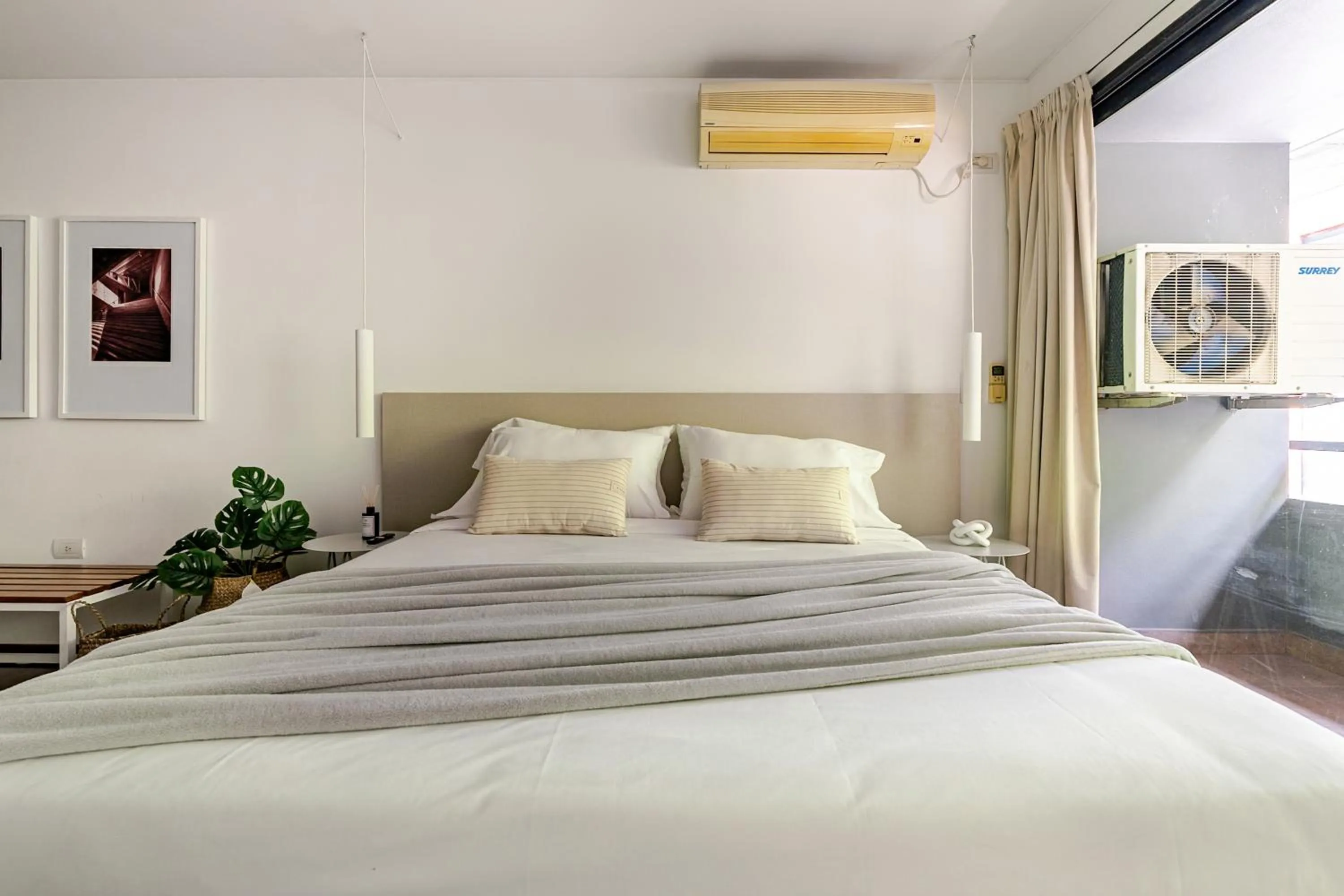 Bedroom, Bed in Departamentos Lugar