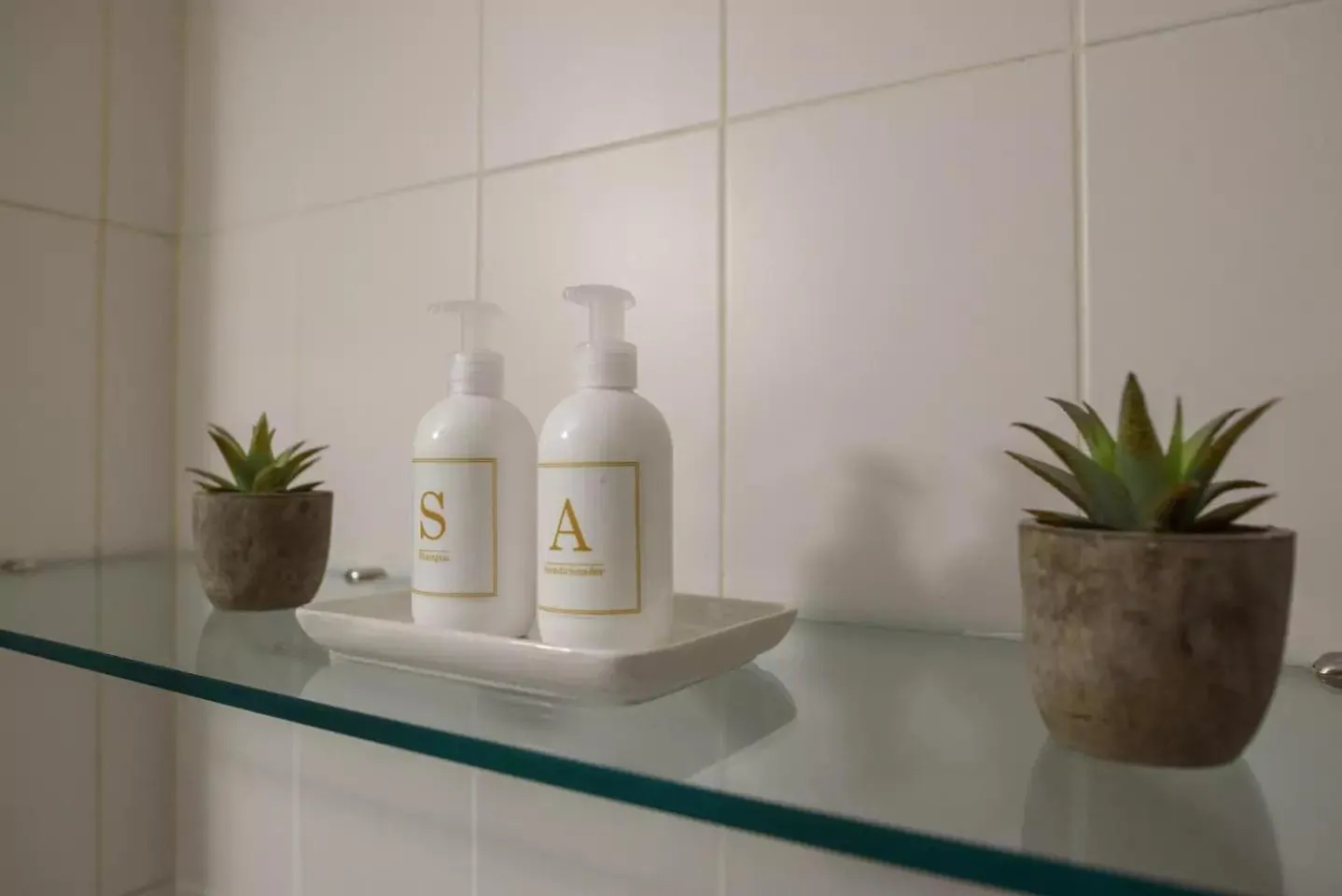 Bathroom in Departamentos Lugar