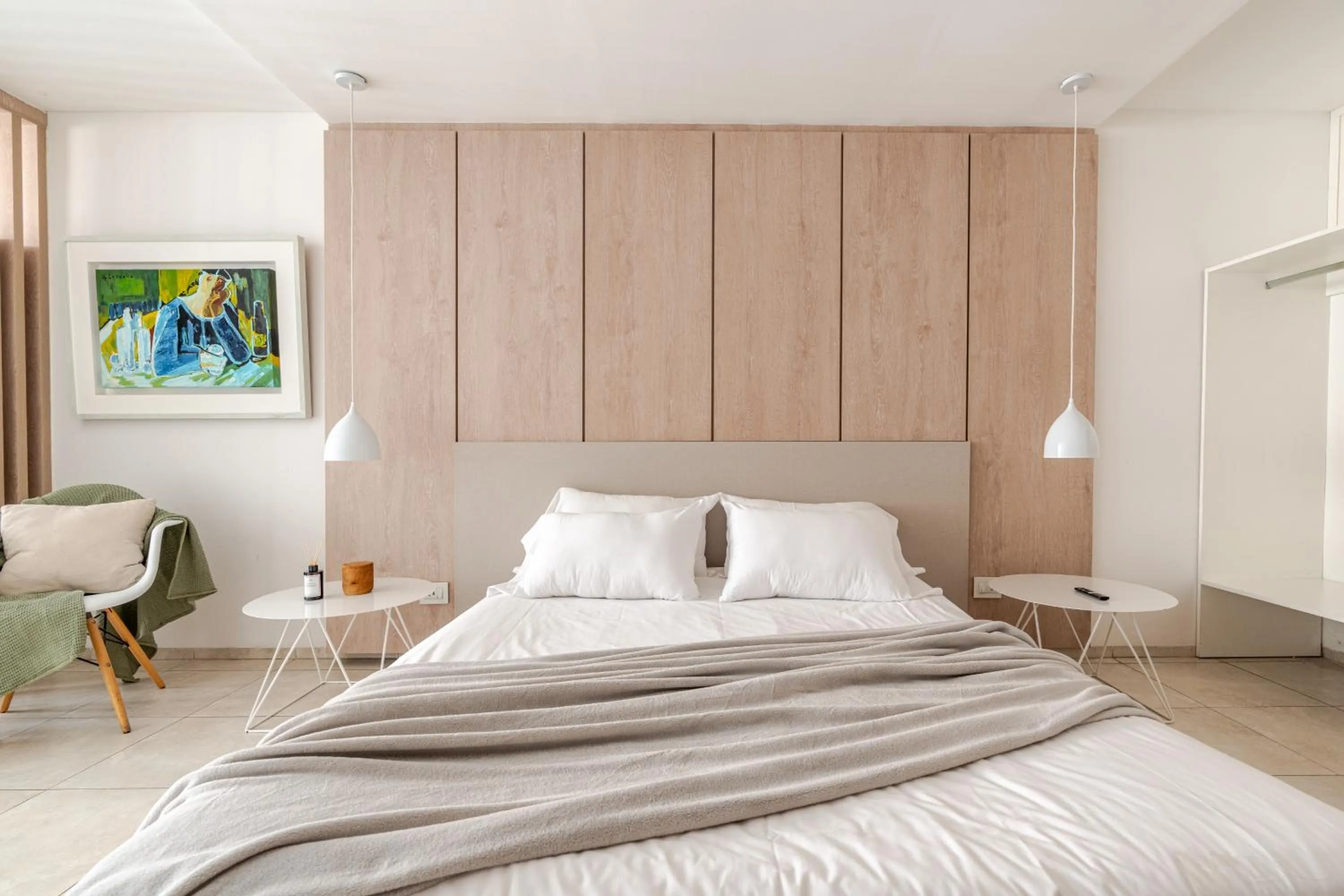 Bedroom, Bed in Departamentos Lugar