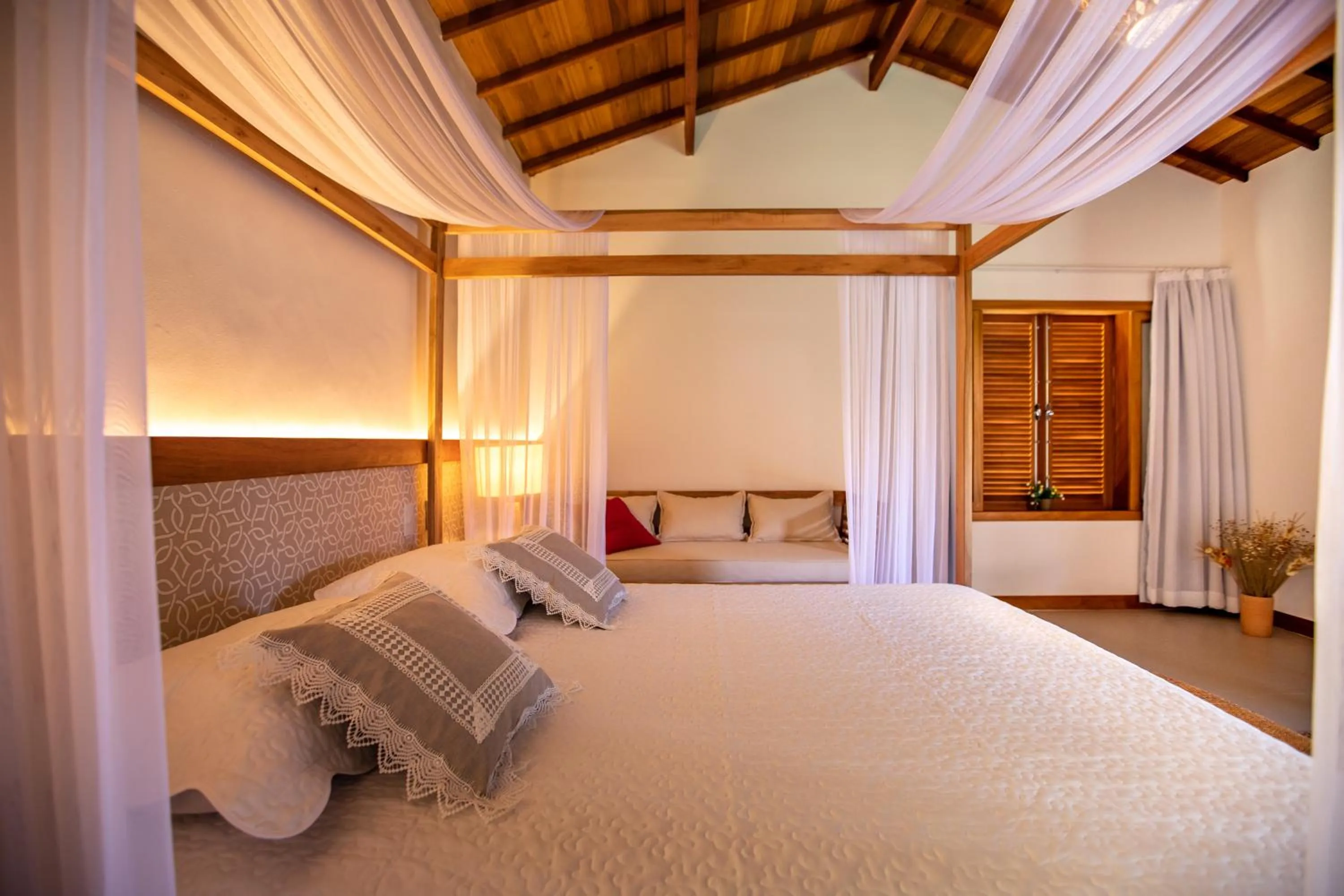 Bed in Pousada Recanto do Arraial